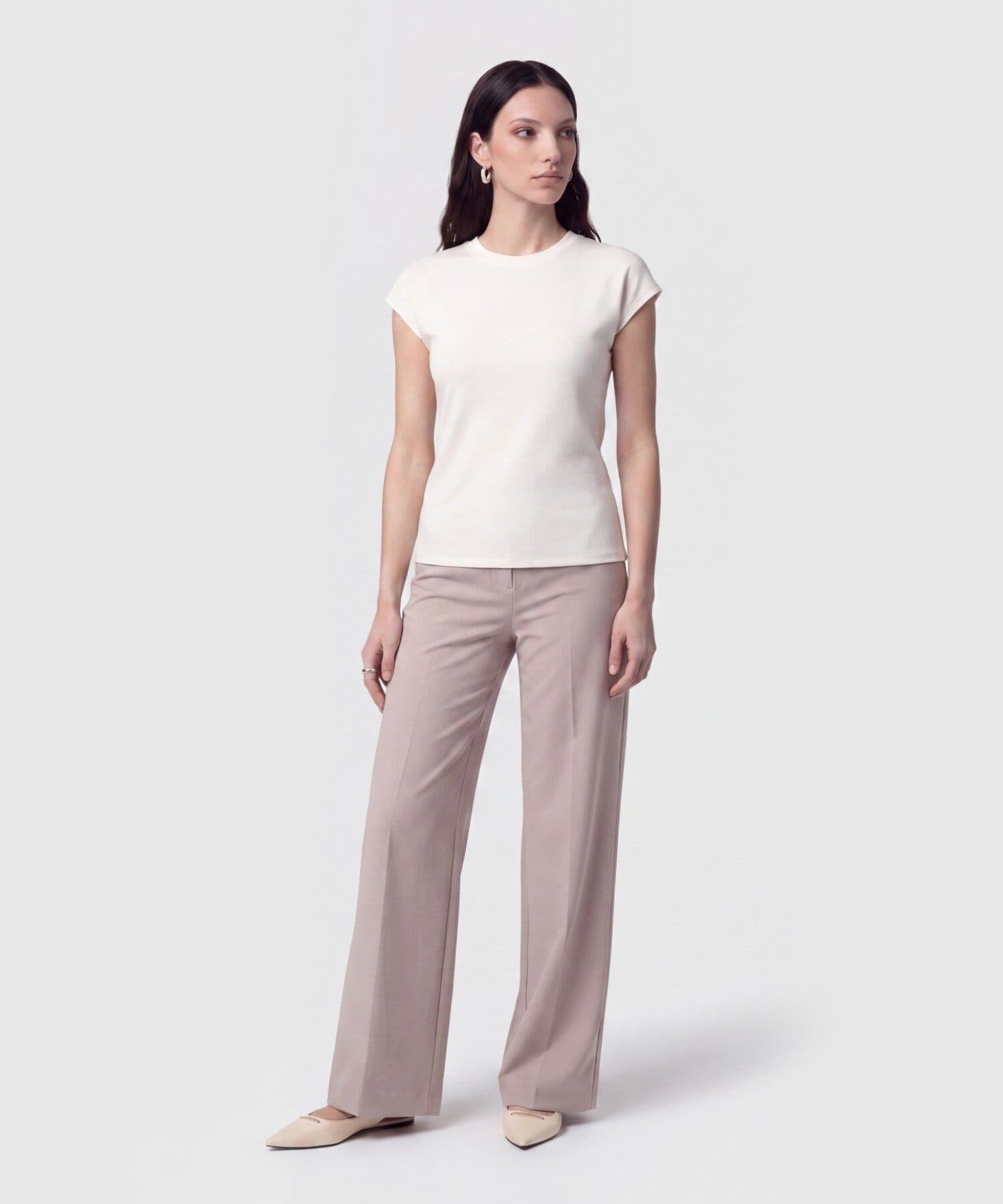 Camiseta Marea de Ciudad blanco para mujer, vista 2