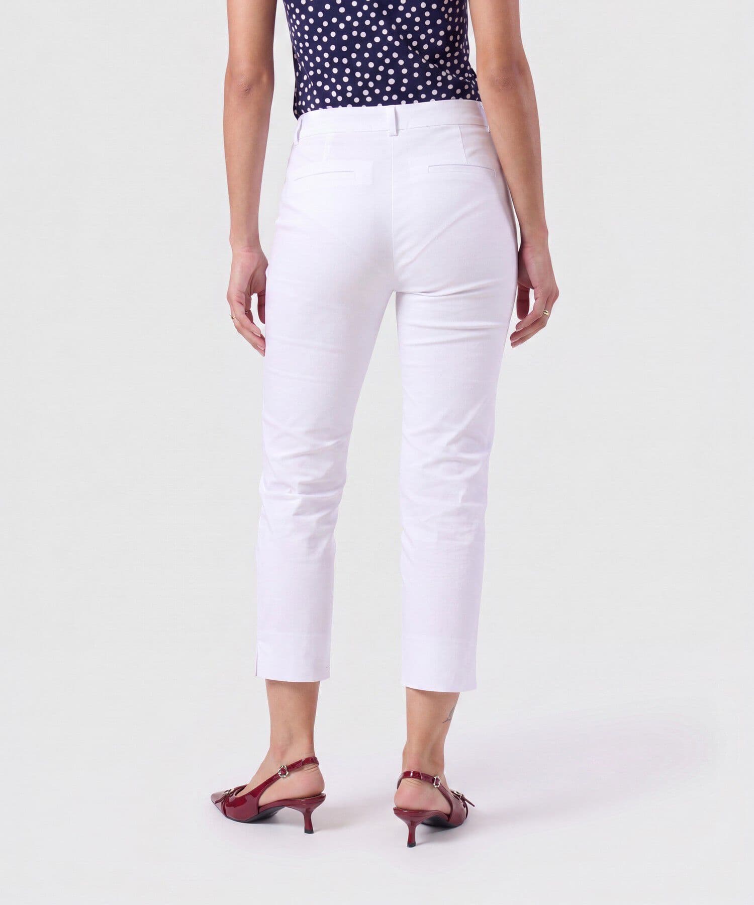 Pantalón Amalia Edición Índigo blanco para mujer, vista 4