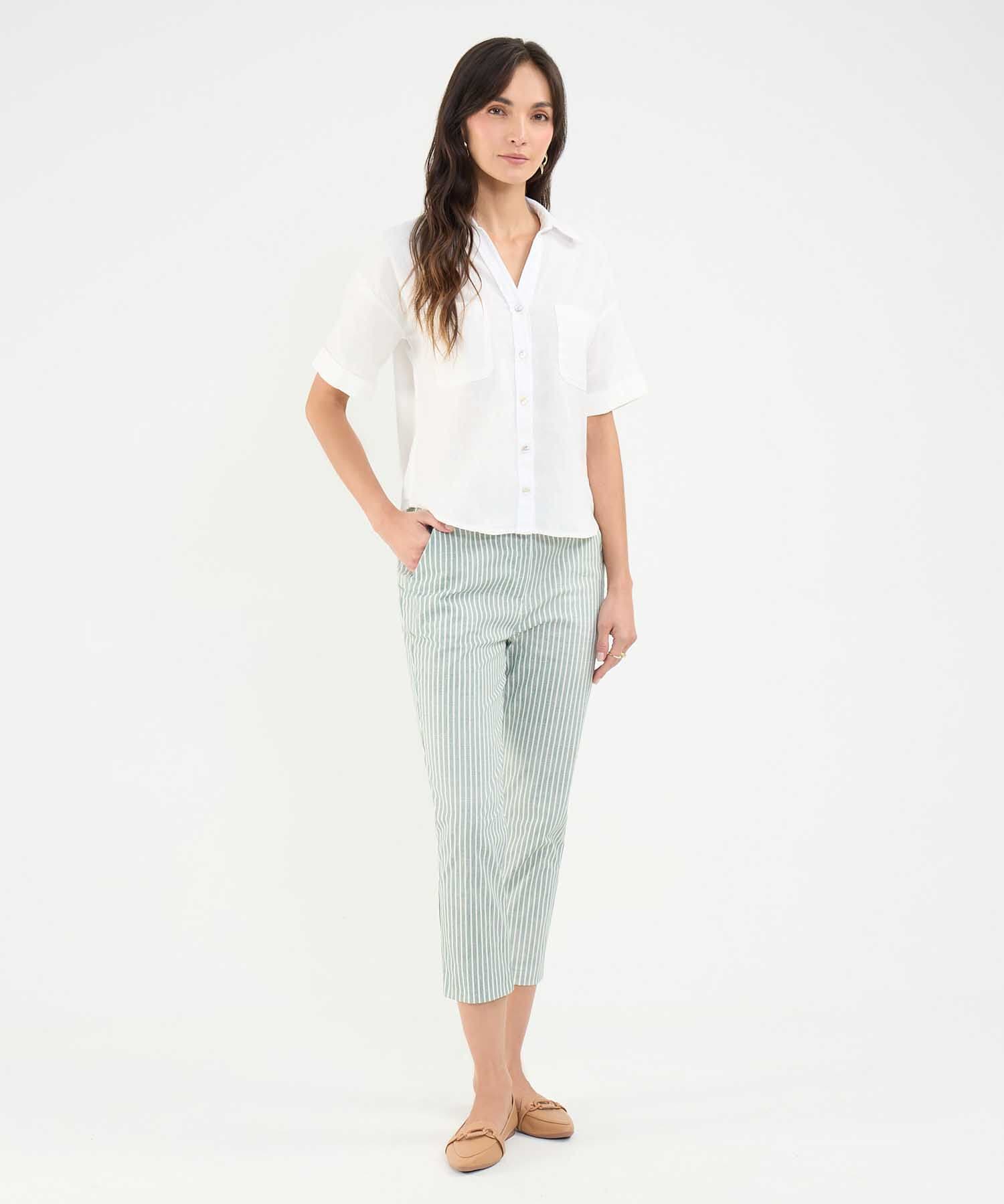 Camisa Cedro de Noche naranja para mujer, vista 2