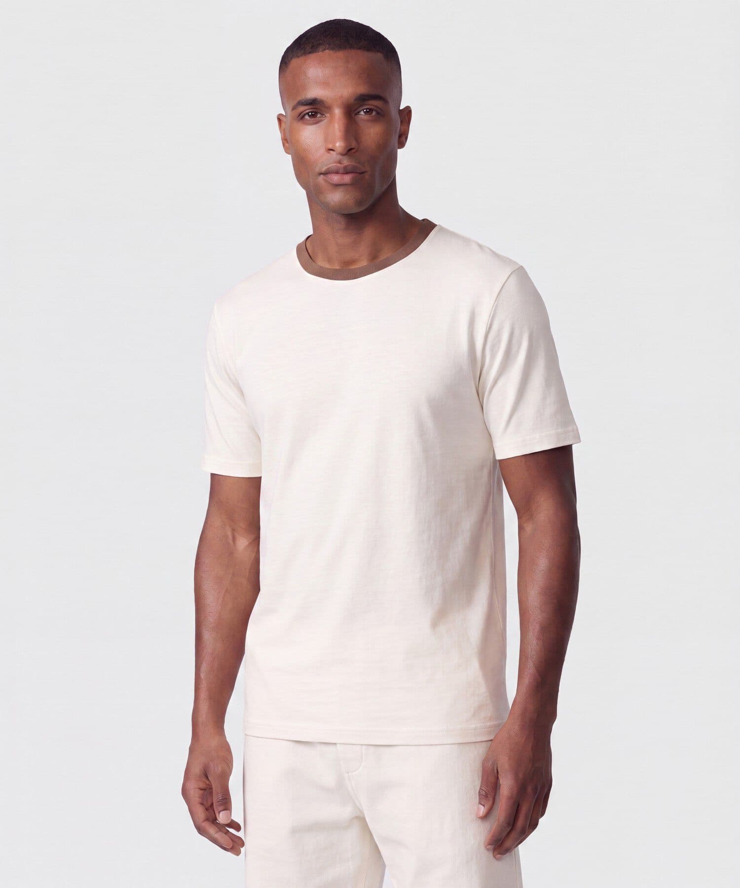 Camiseta Lumbre Relajado blanco para hombre, vista principal