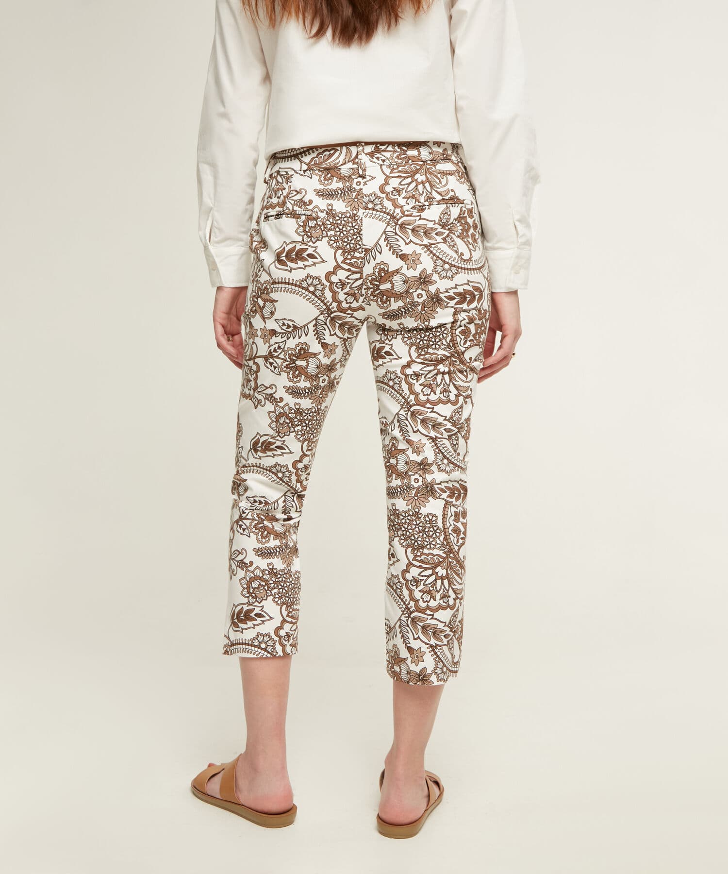 Pantalón Granada Edición Lino dorado para mujer, vista 4