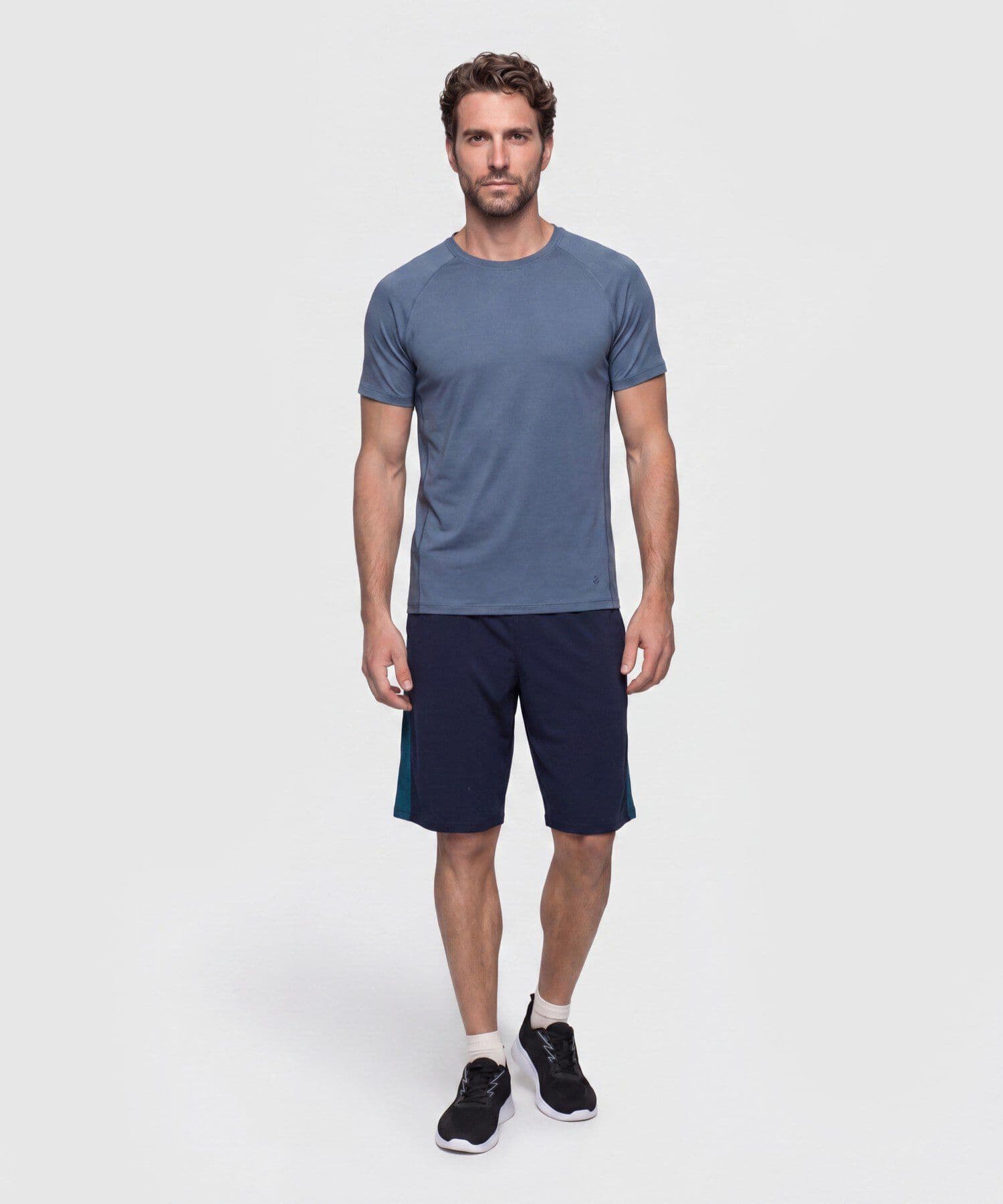 Bermuda Encanto Urbano azul marino para hombre, vista 2