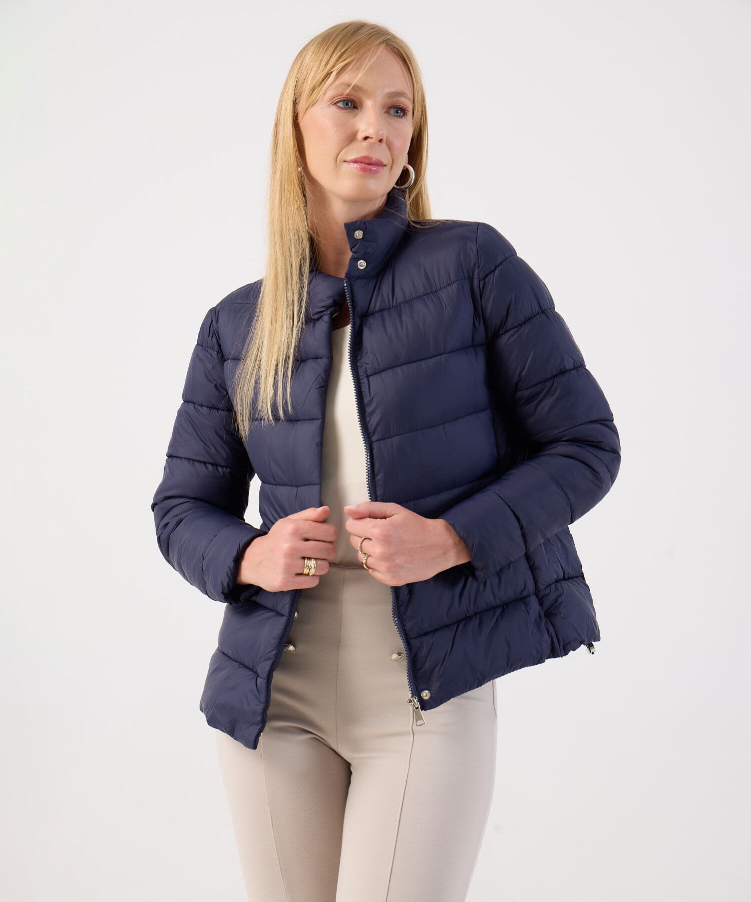 Chaqueta Tierra Edición Lino azul marino para mujer, vista 5