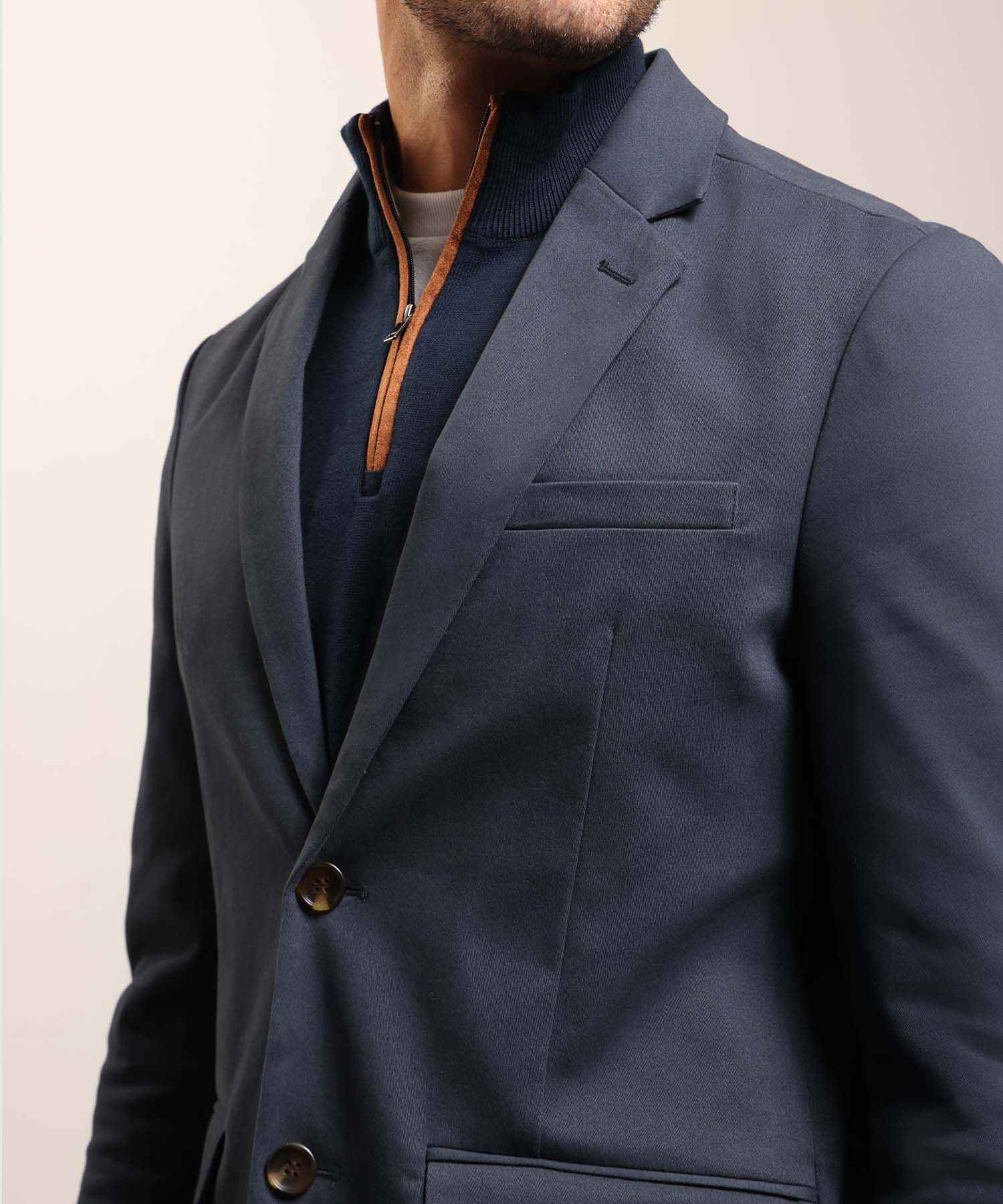 Chaqueta Isadora Minimalista azul marino para hombre, vista 3