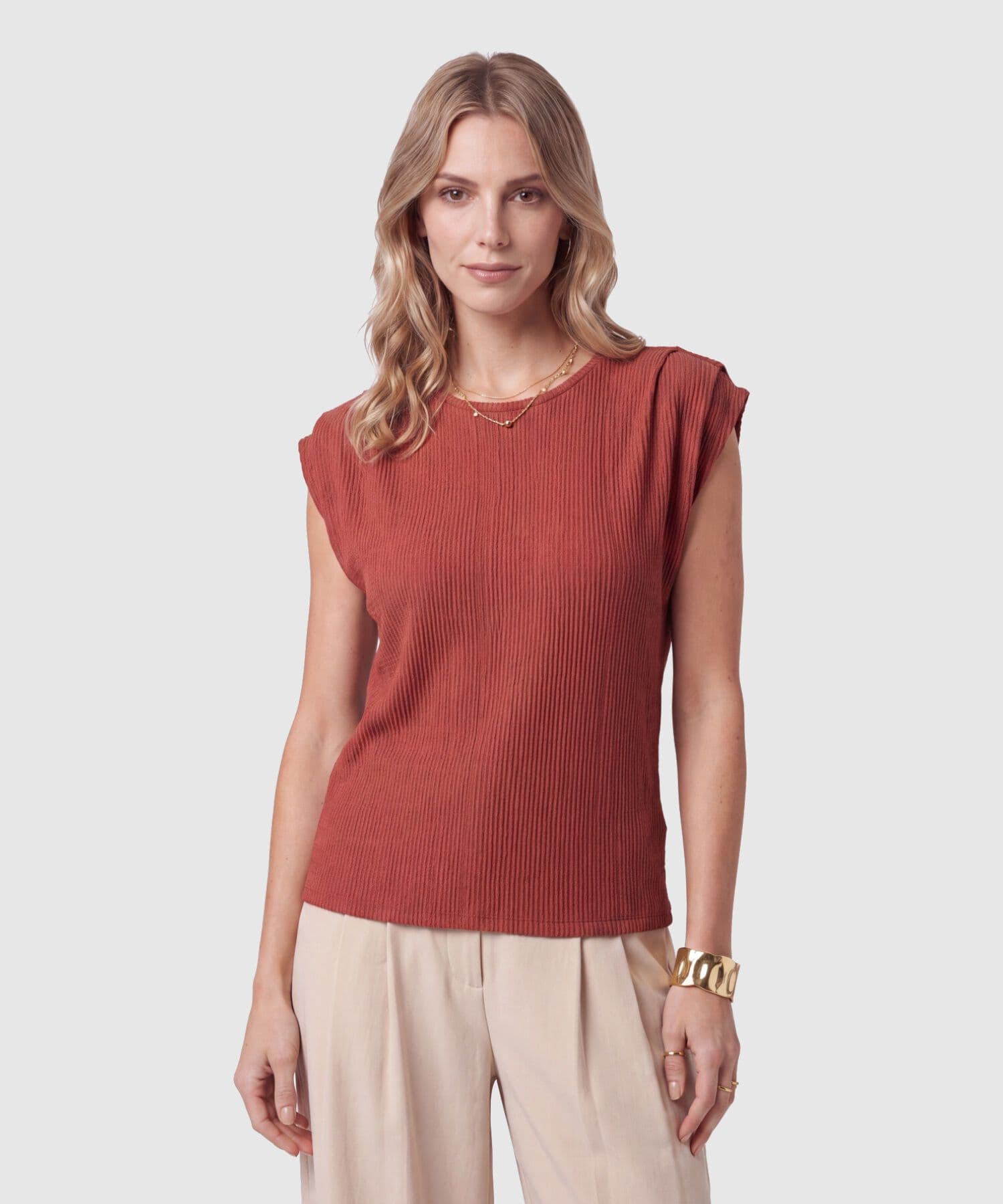Camiseta Valentina de Viaje naranja para mujer, vista principal