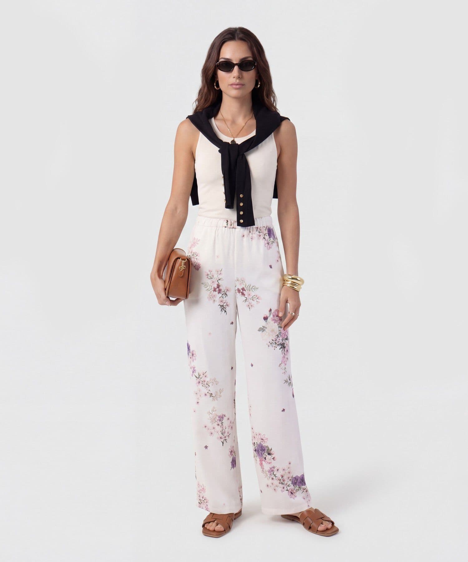 Pantalón Litoral Ligero blanco para mujer, vista 2