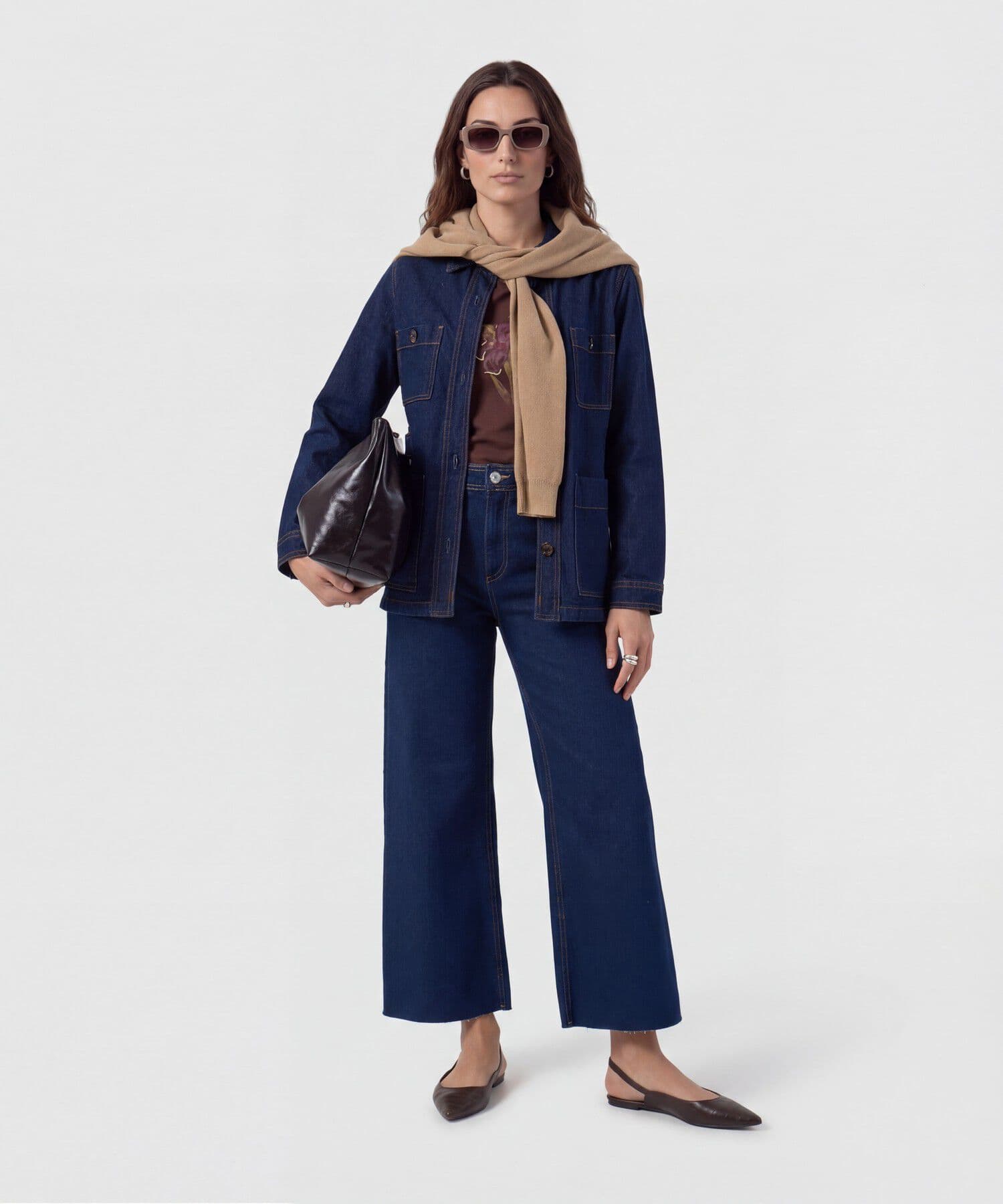 Jean Niebla Ligero azul marino para mujer, vista 2