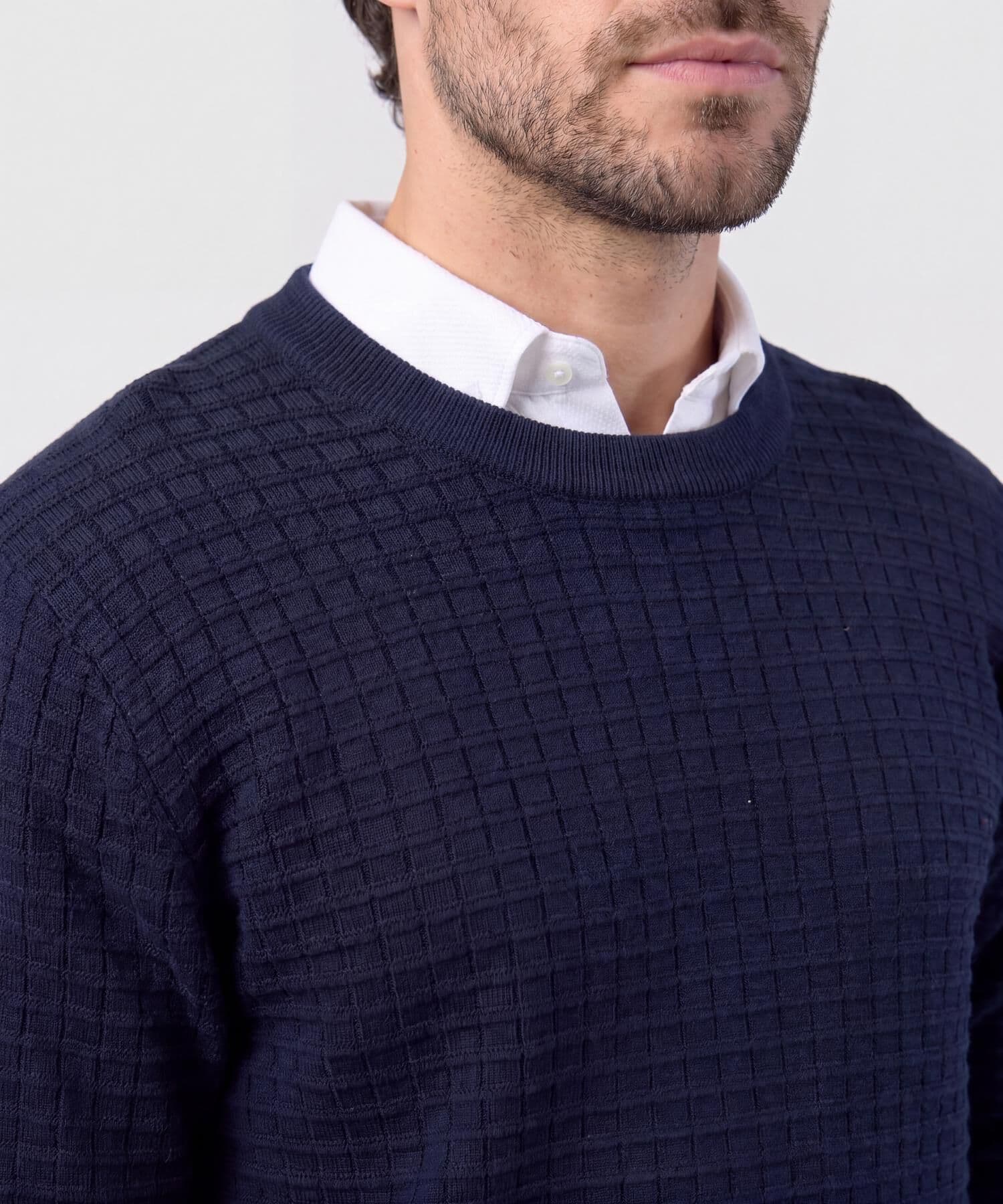 Buzo Guayacán Natural azul marino para hombre, vista 3