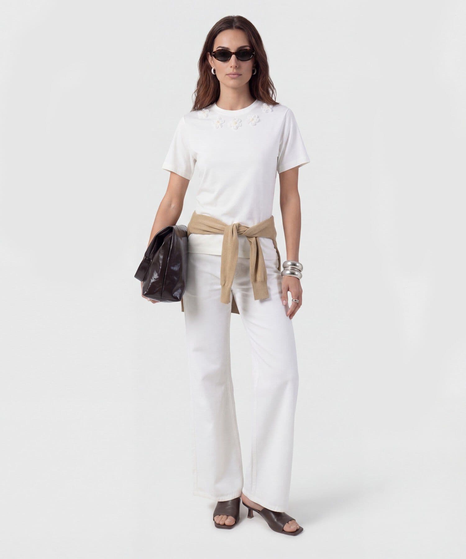 Jean Emilia Ligero blanco para mujer, vista 2