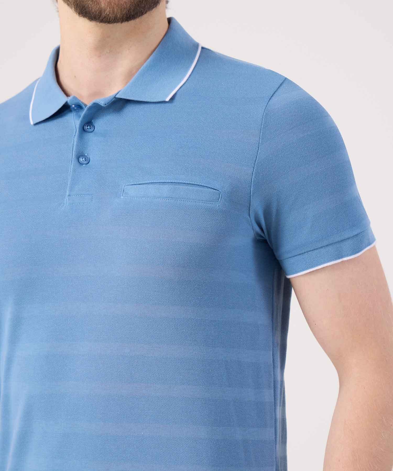 Polo Isadora Edición Índigo azul marino para hombre, vista 2