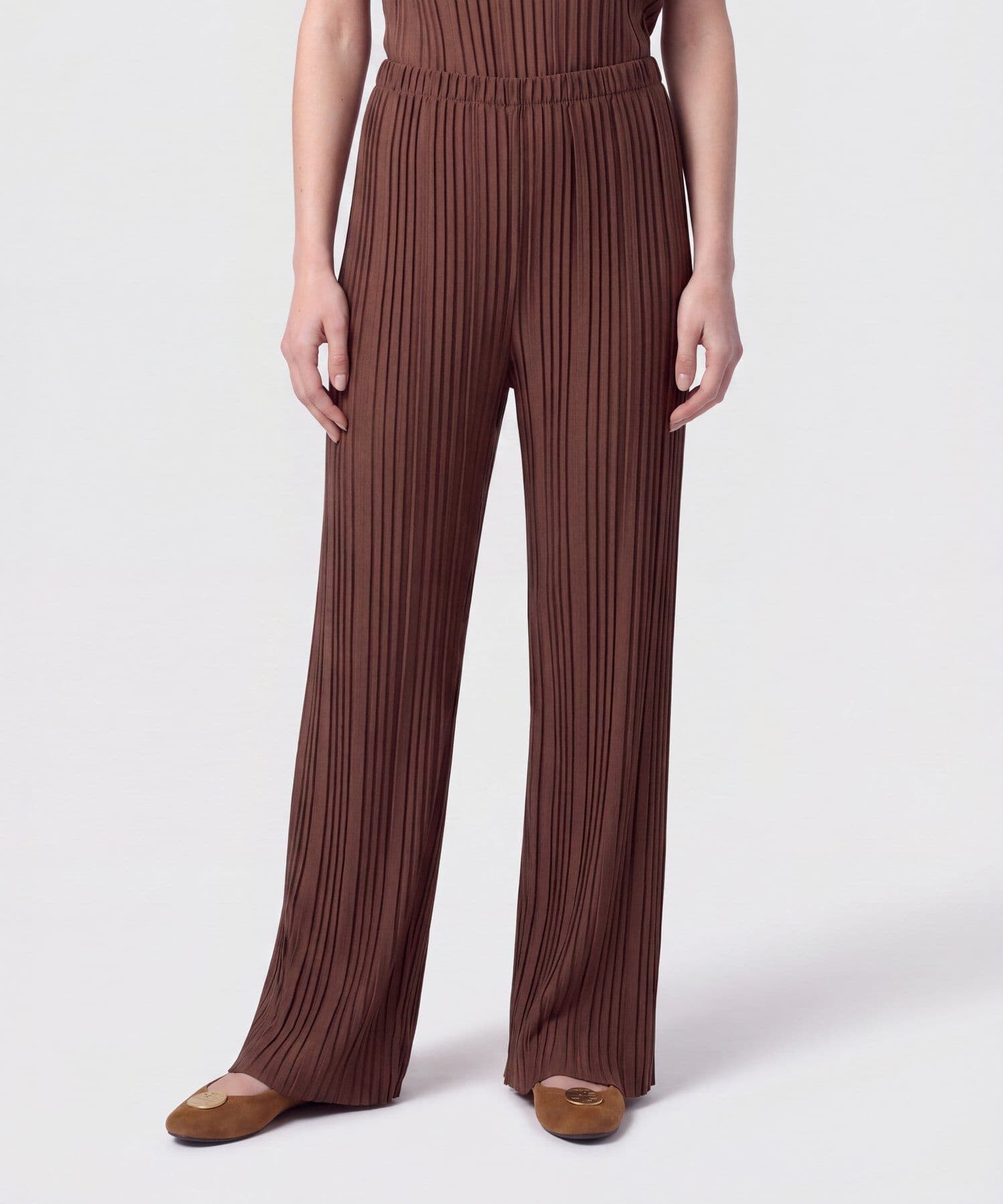 Pantalón Aura Edición Índigo café para mujer, vista principal