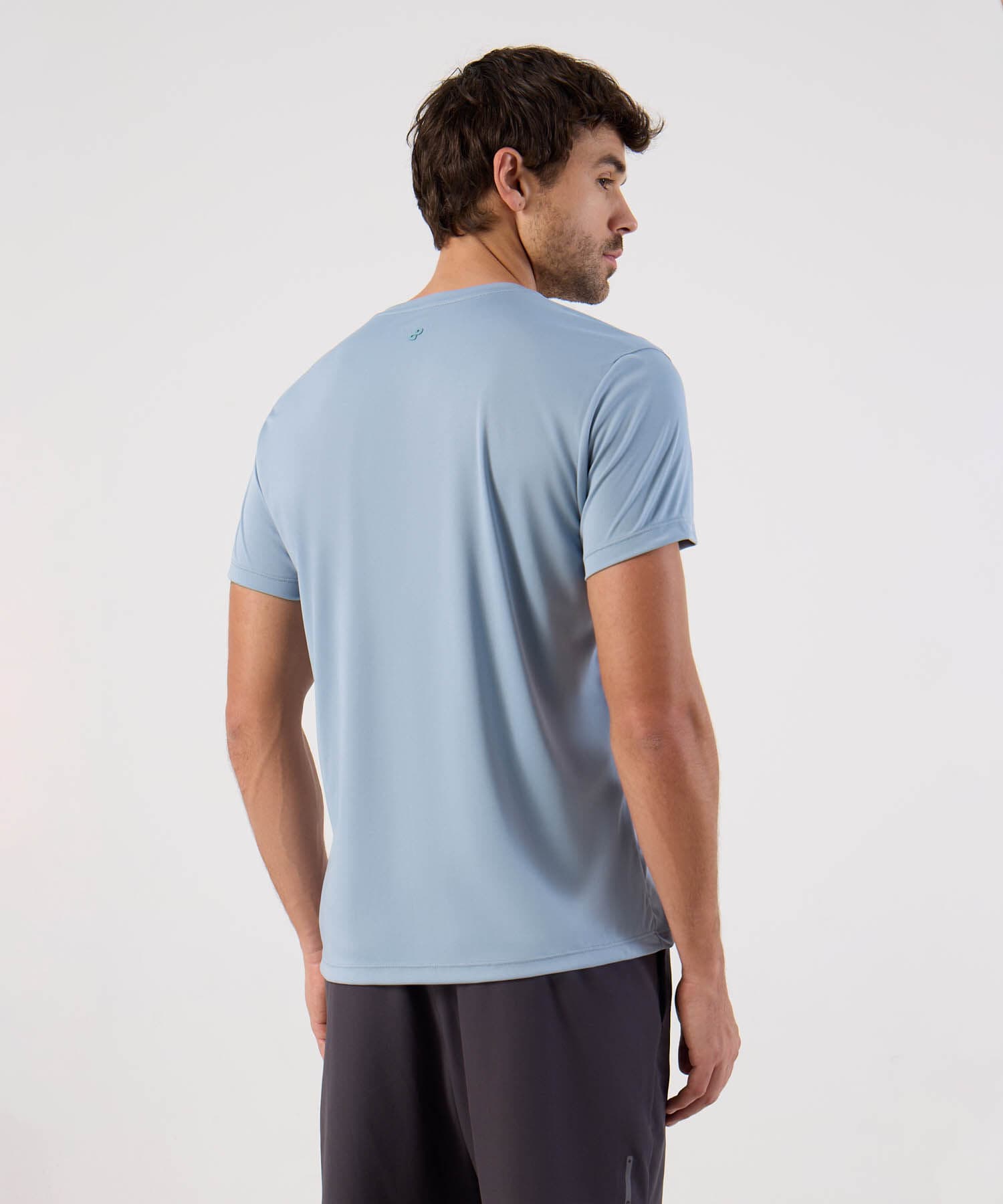 Camiseta Oliva Ligero azul marino para hombre, vista 4