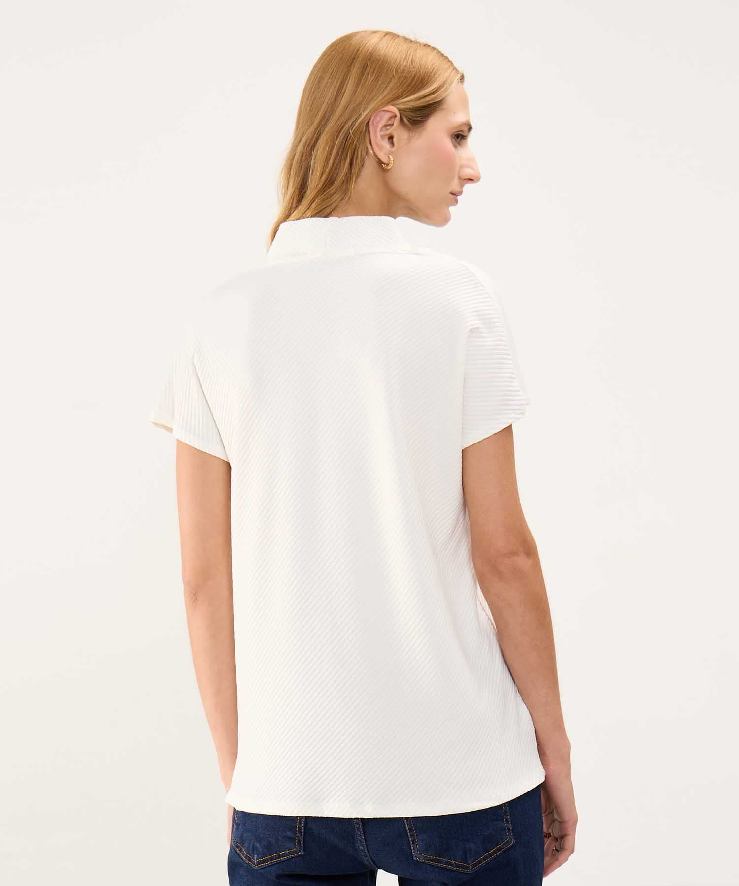 Blusa Granada Fluido mostaza para mujer, vista 4