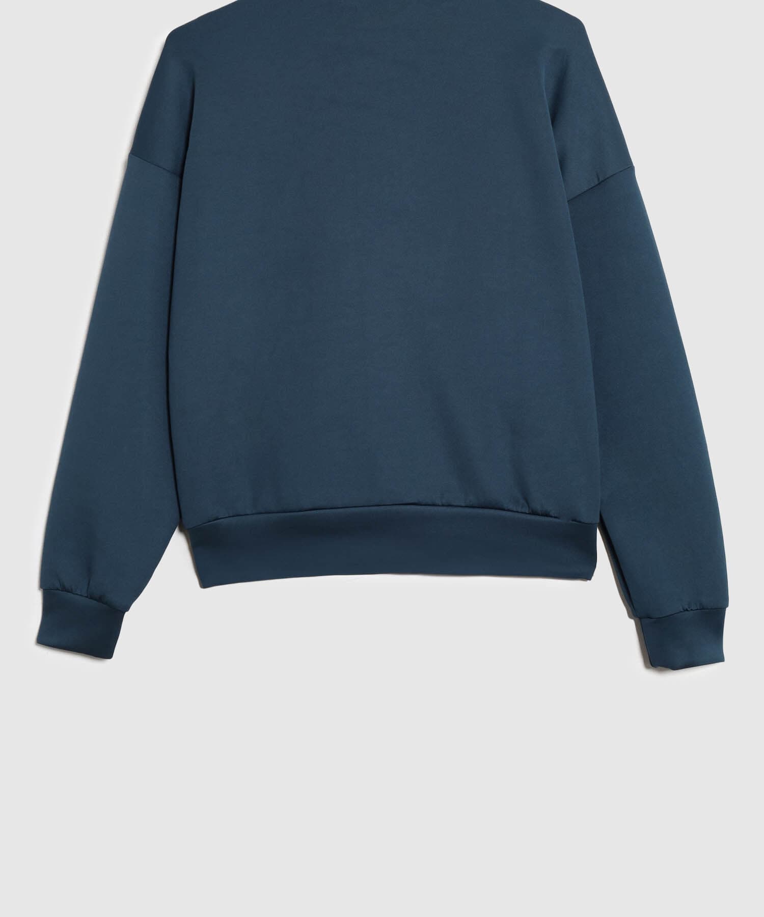 Buzo Violeta Contemporáneo azul marino para mujer, vista 3
