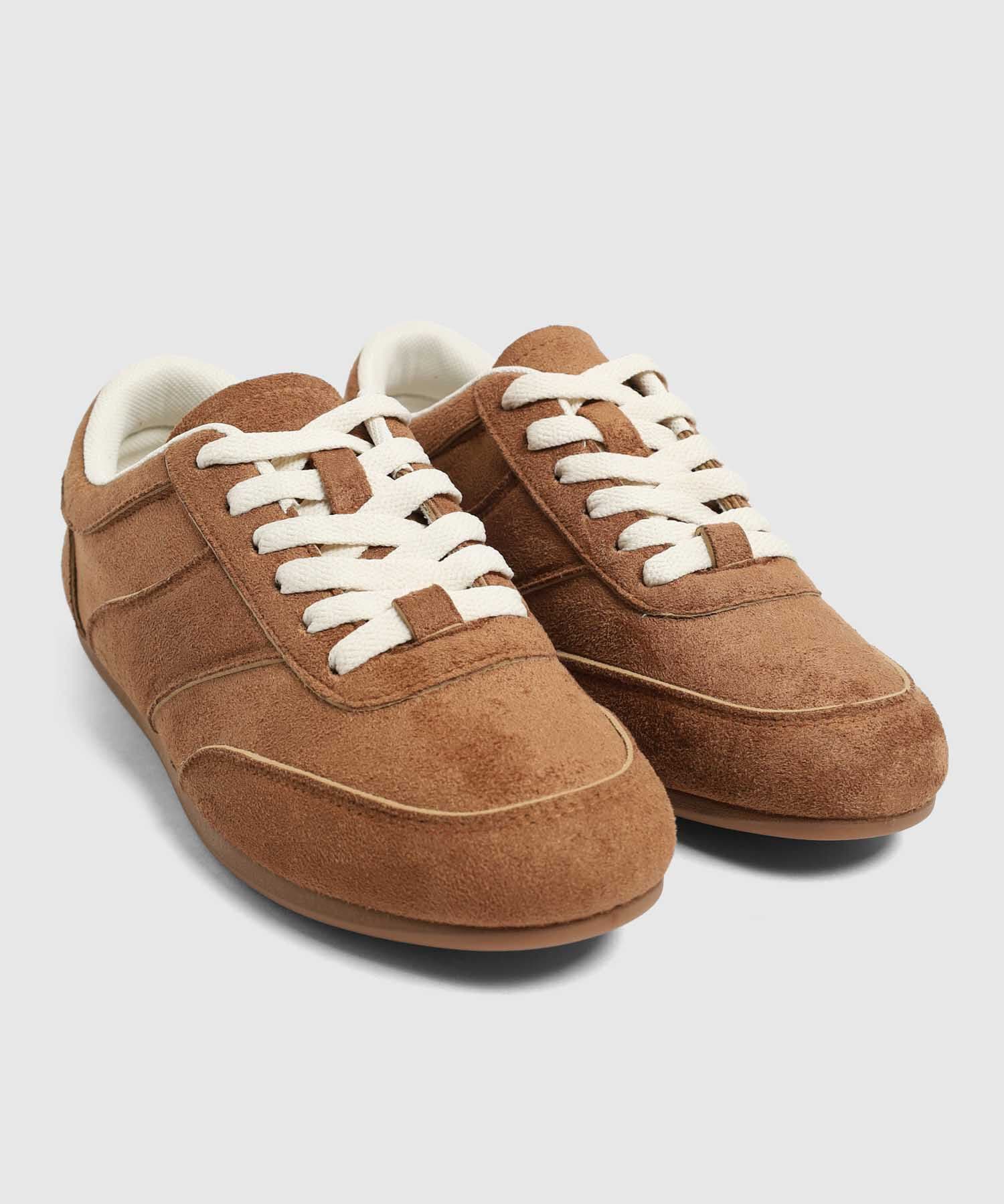 Tenis Oliva Natural café para mujer, vista 3