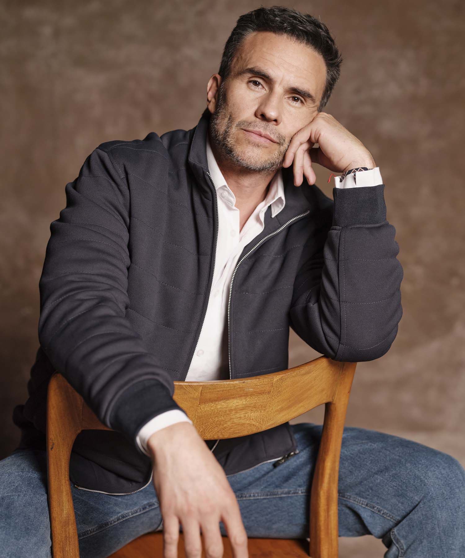 Chaqueta Palma Natural azul marino para hombre, vista principal