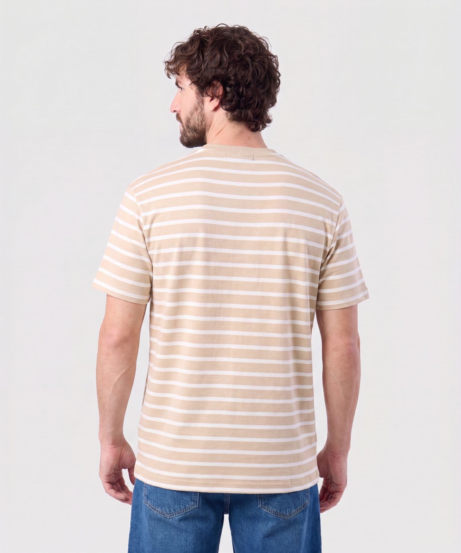 Camiseta Selva de Noche arena para hombre, vista 4