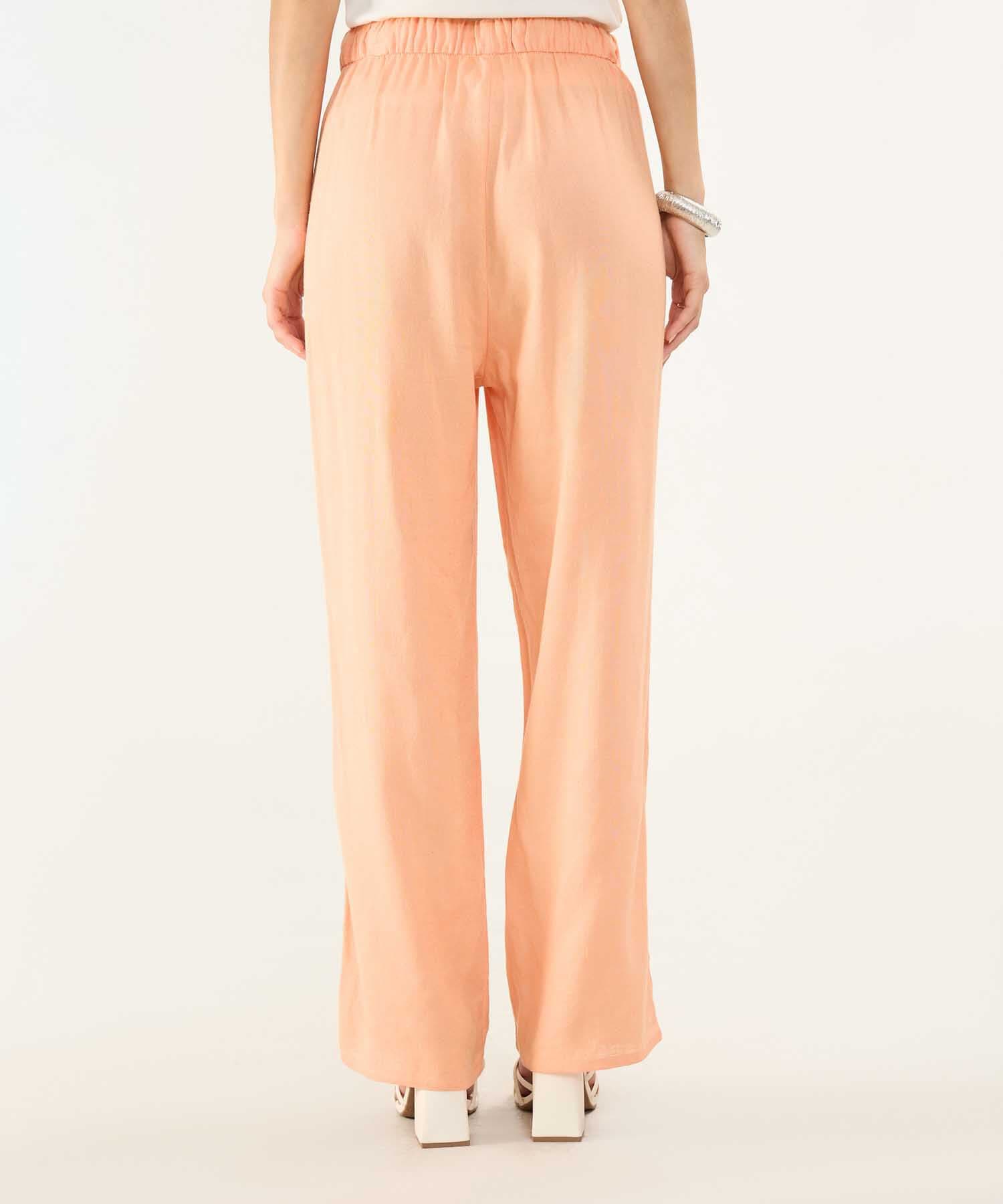 Pantalón Celeste Esencial naranja para mujer, vista 4
