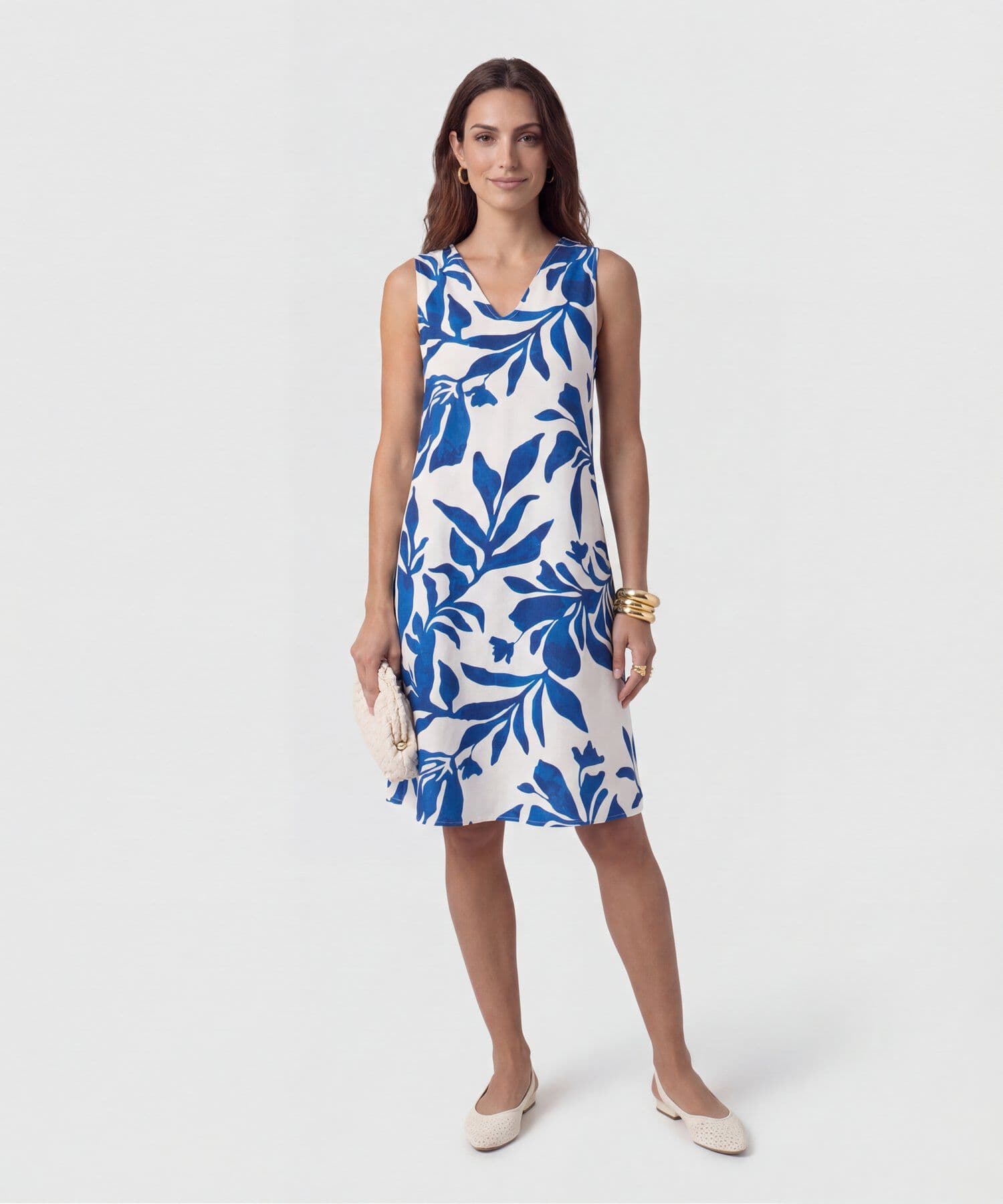 Vestido Orquídea de Viaje blanco para mujer, vista 2