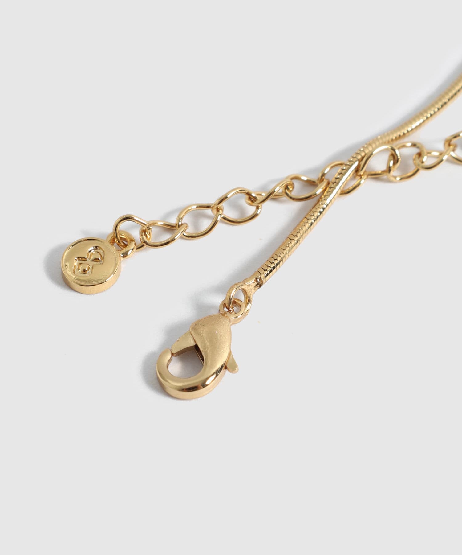 Pulsera Cauce Contemporáneo dorado para mujer, vista 2