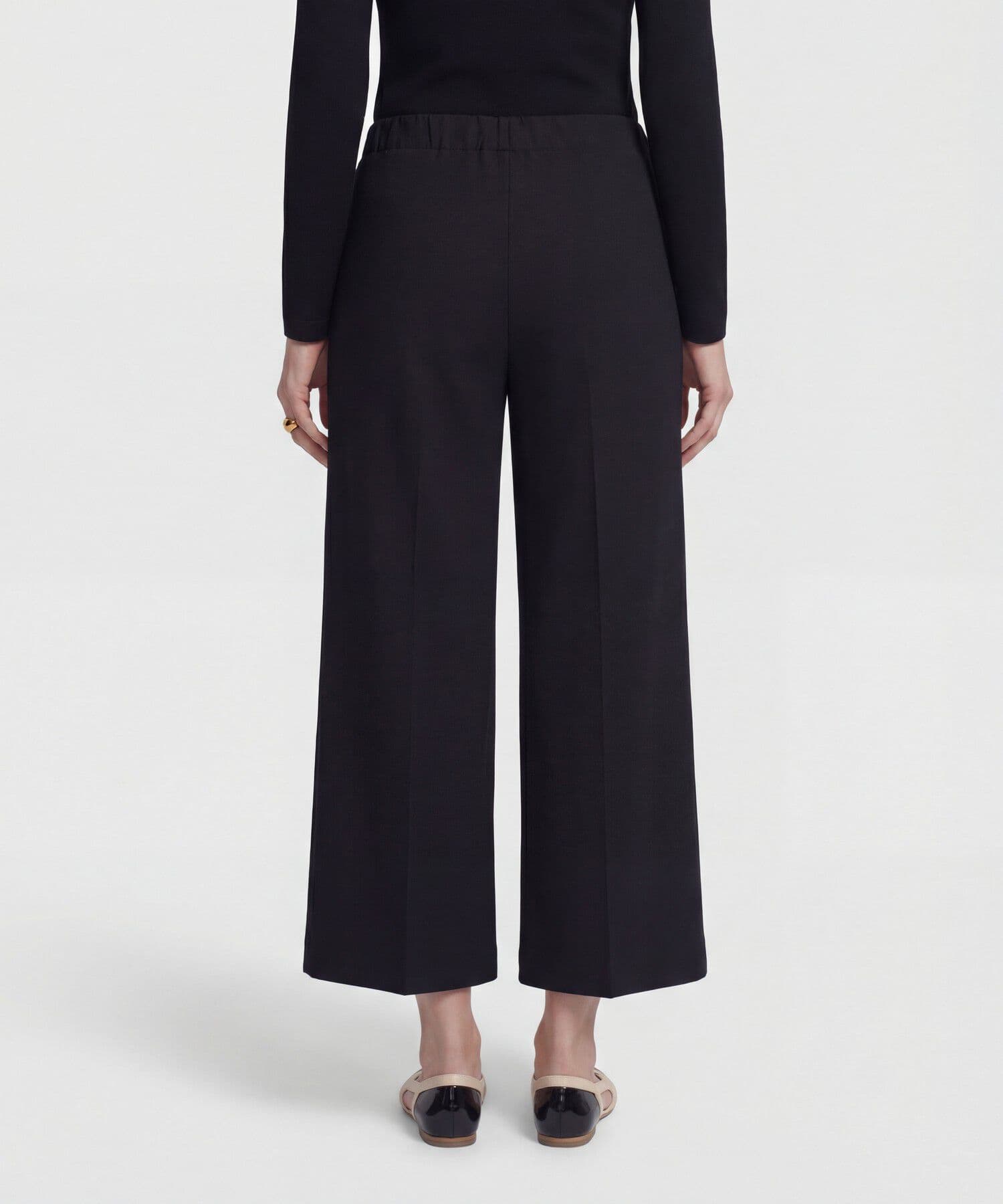 Pantalón Celeste Edición Lino negro para mujer, vista 4