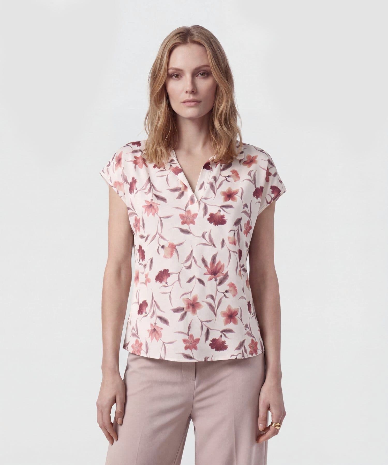 Blusa Lumbre Edición Lino blanco para mujer, vista principal