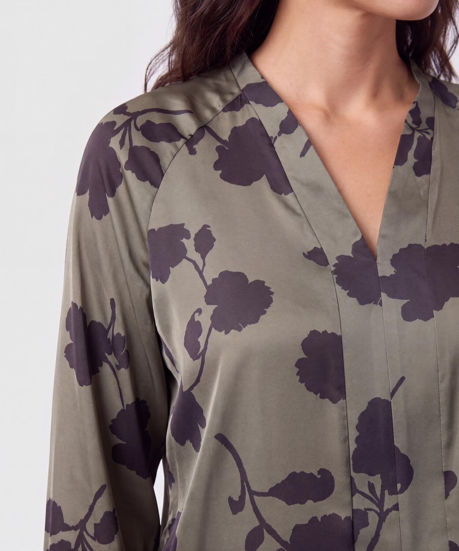Blusa Julieta de Día verde oliva para mujer, vista 3