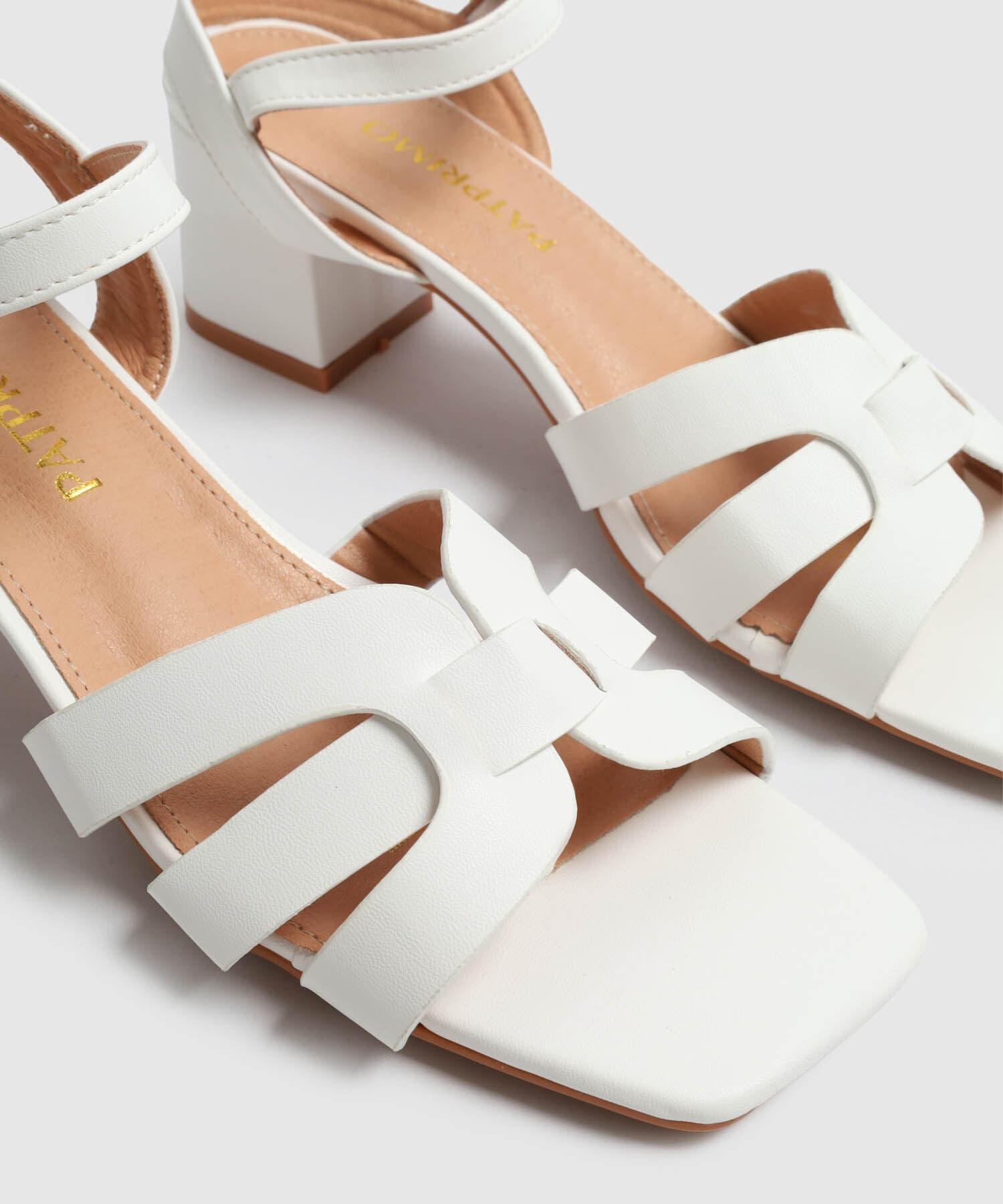 Sandalia Brisa Minimalista blanco para mujer, vista 3