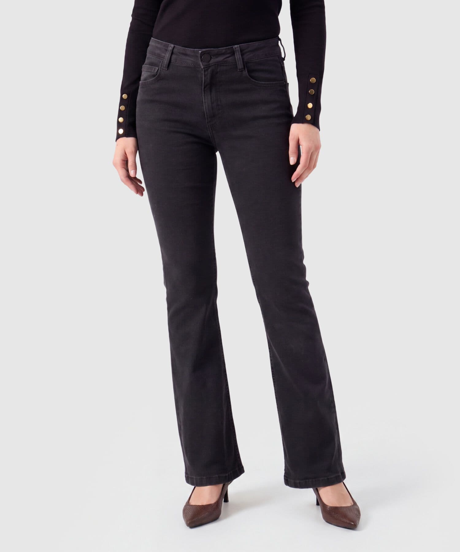 Jean Siena Relajado negro para mujer, vista principal