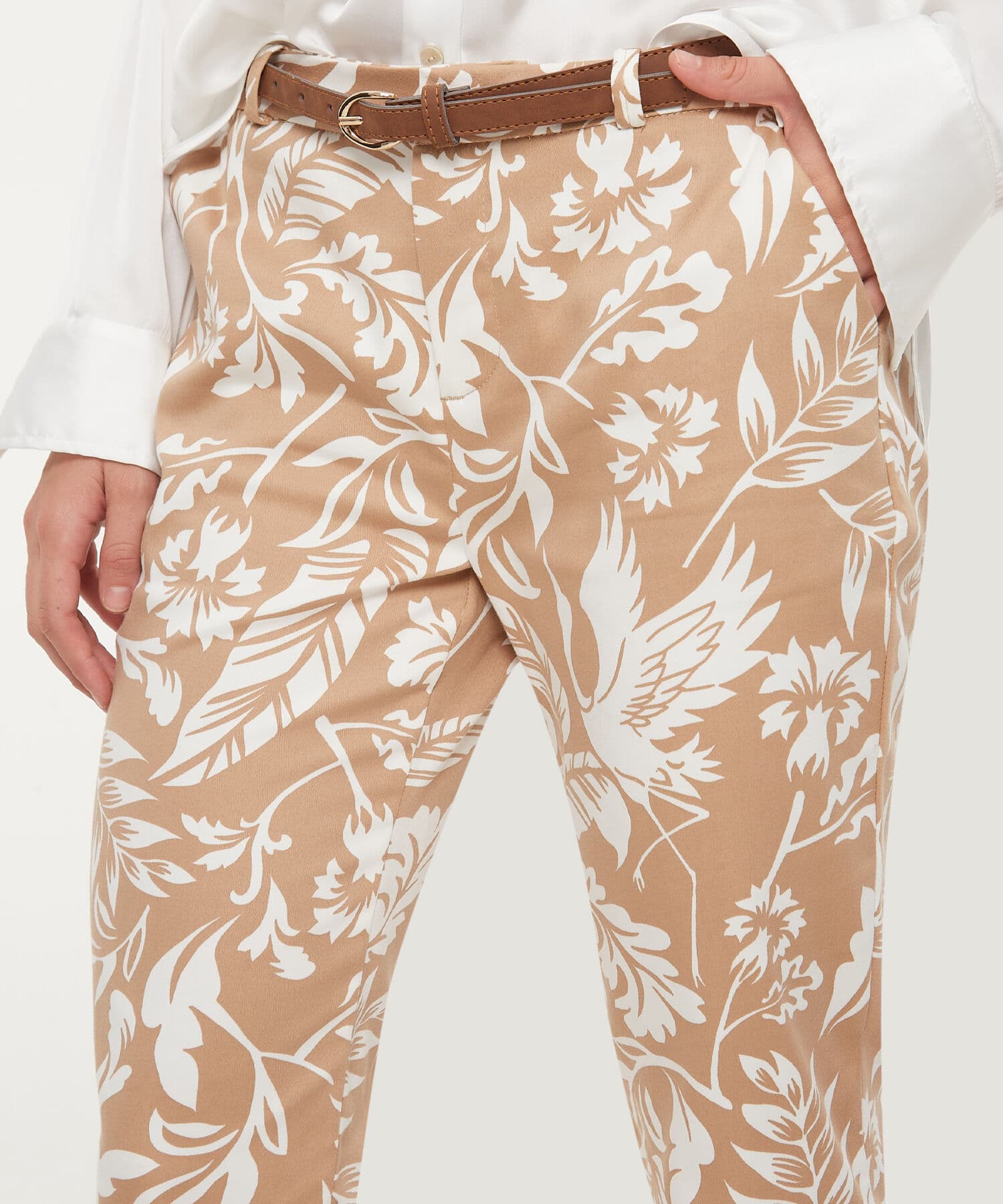 Pantalón Salina Texturizado arena para mujer, vista 3