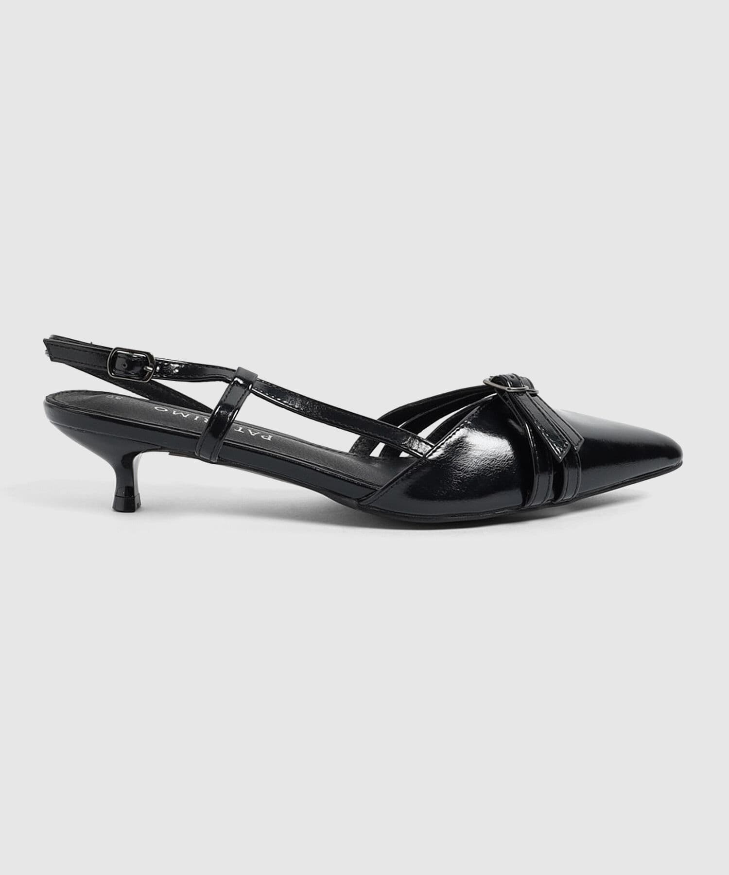 Tacón Brisa Relajado negro para mujer, vista principal