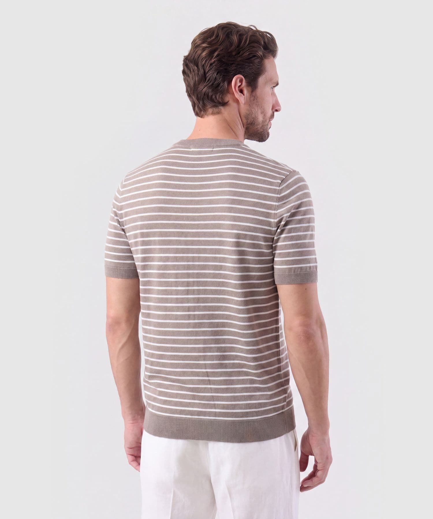 Camiseta Dorada Fluido verde oliva para hombre, vista 3