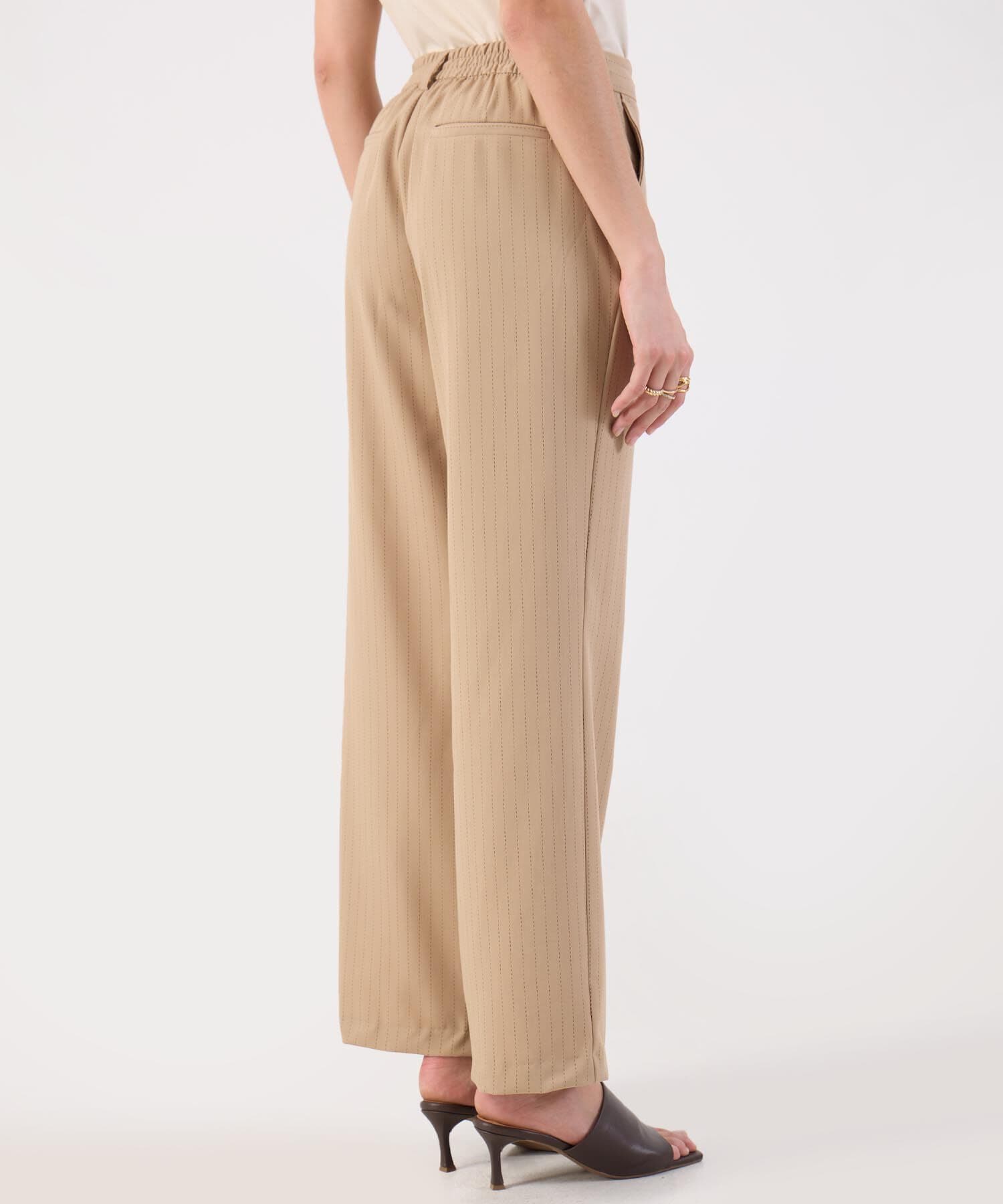 Pantalón Valle Fluido arena para mujer, vista 4
