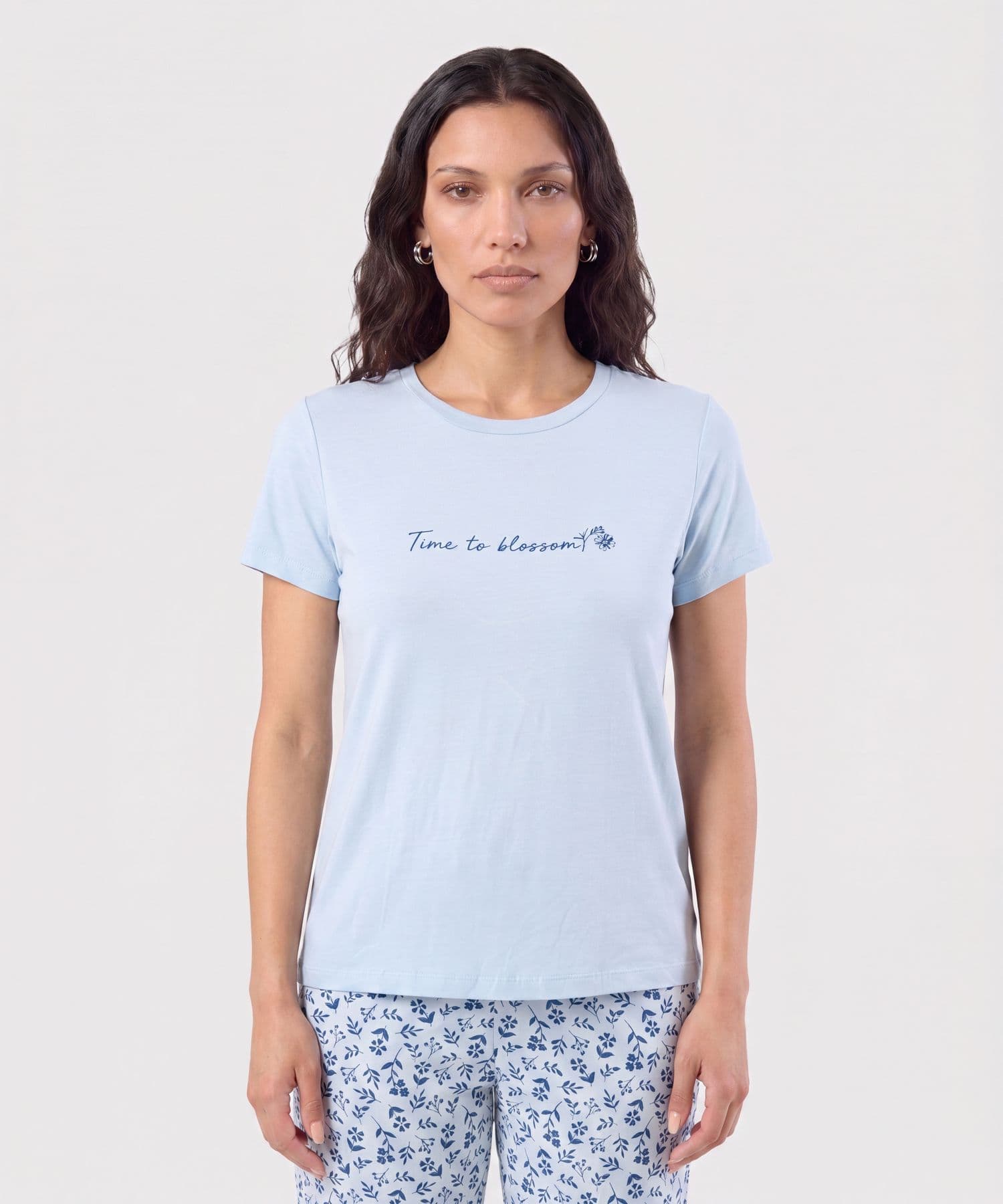 Camiseta Valle Urbano azul marino para mujer, vista 2