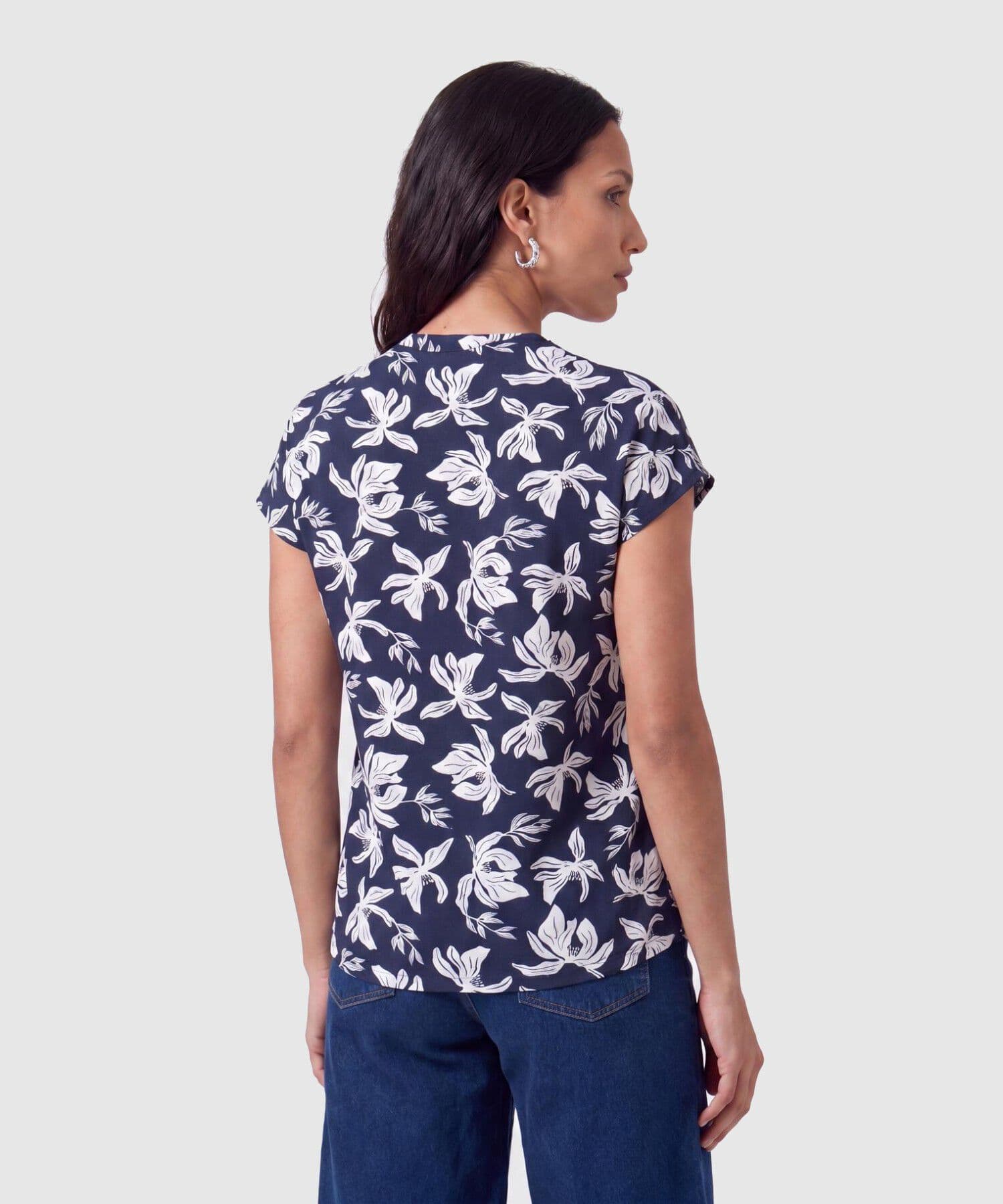 Camiseta Sabana Edición Índigo azul marino para mujer, vista 4