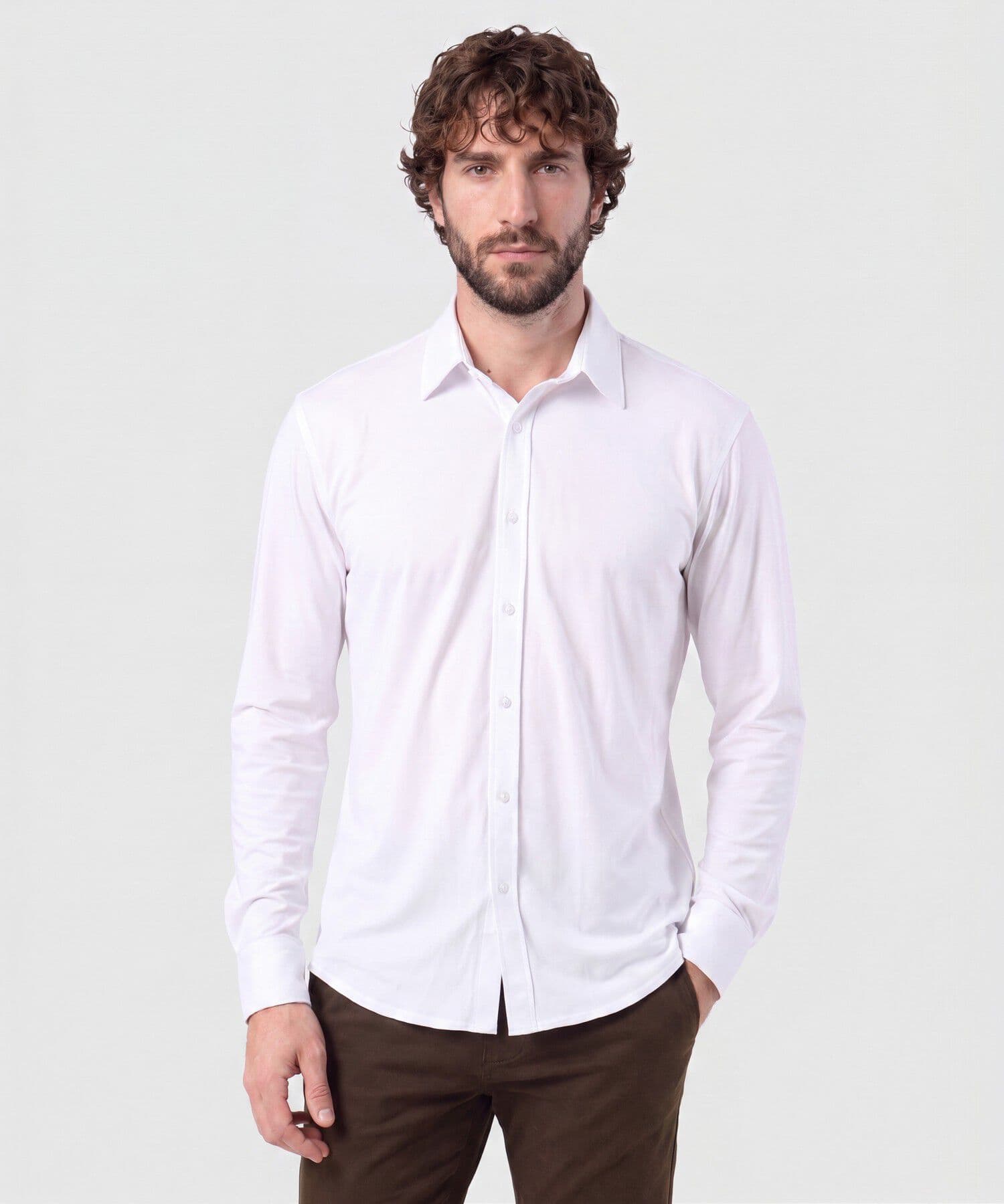 Camisa Siena Natural blanco para hombre, vista principal
