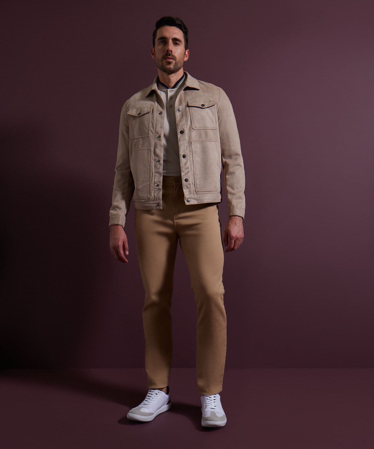 Pantalón Cedro Natural arena para hombre, vista 2