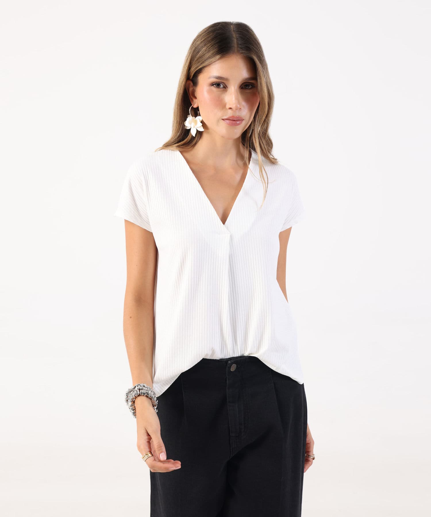 Camiseta Amalia de Día blanco para mujer, vista principal