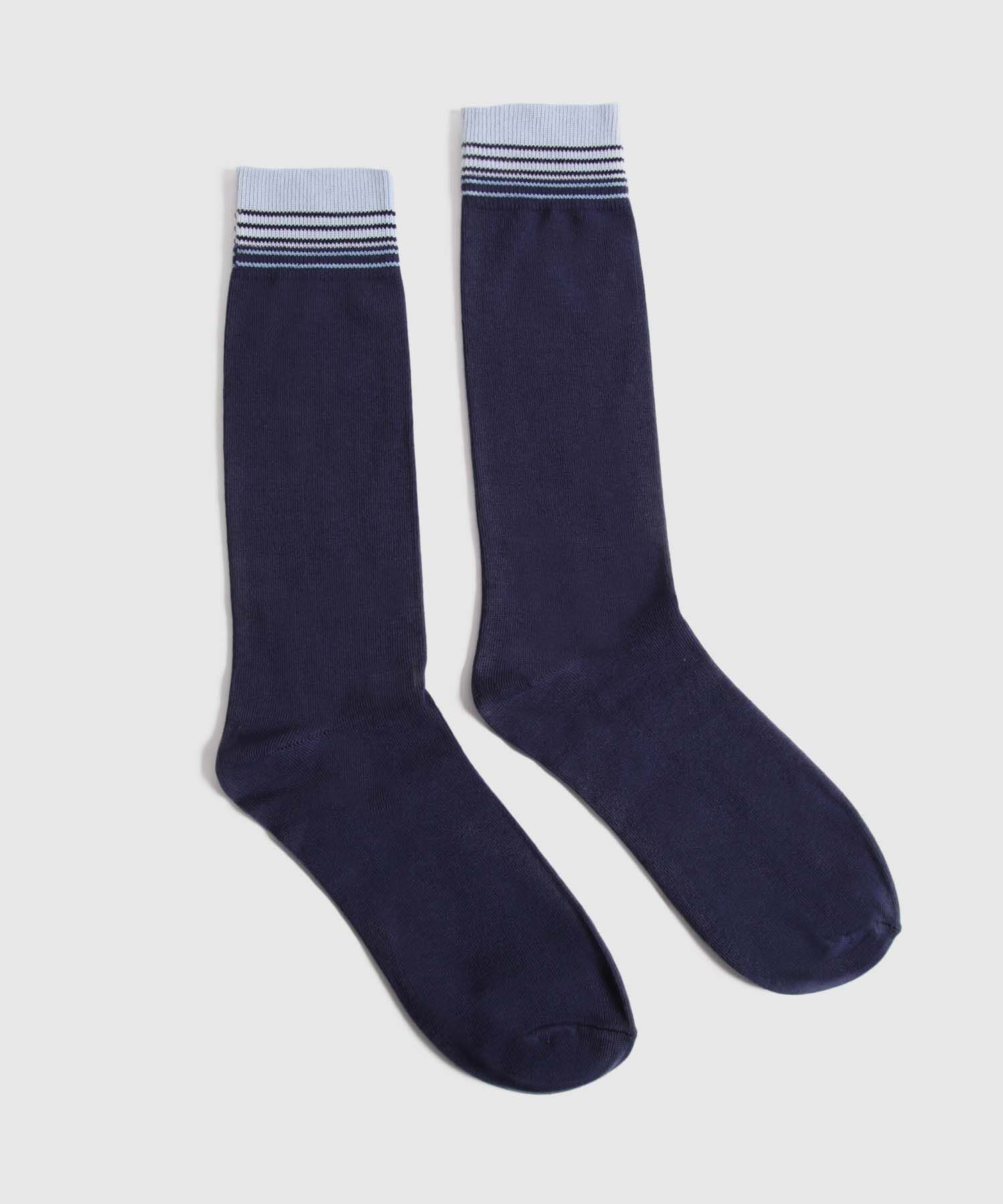 Medias Dalia Fluido azul marino para hombre, vista principal