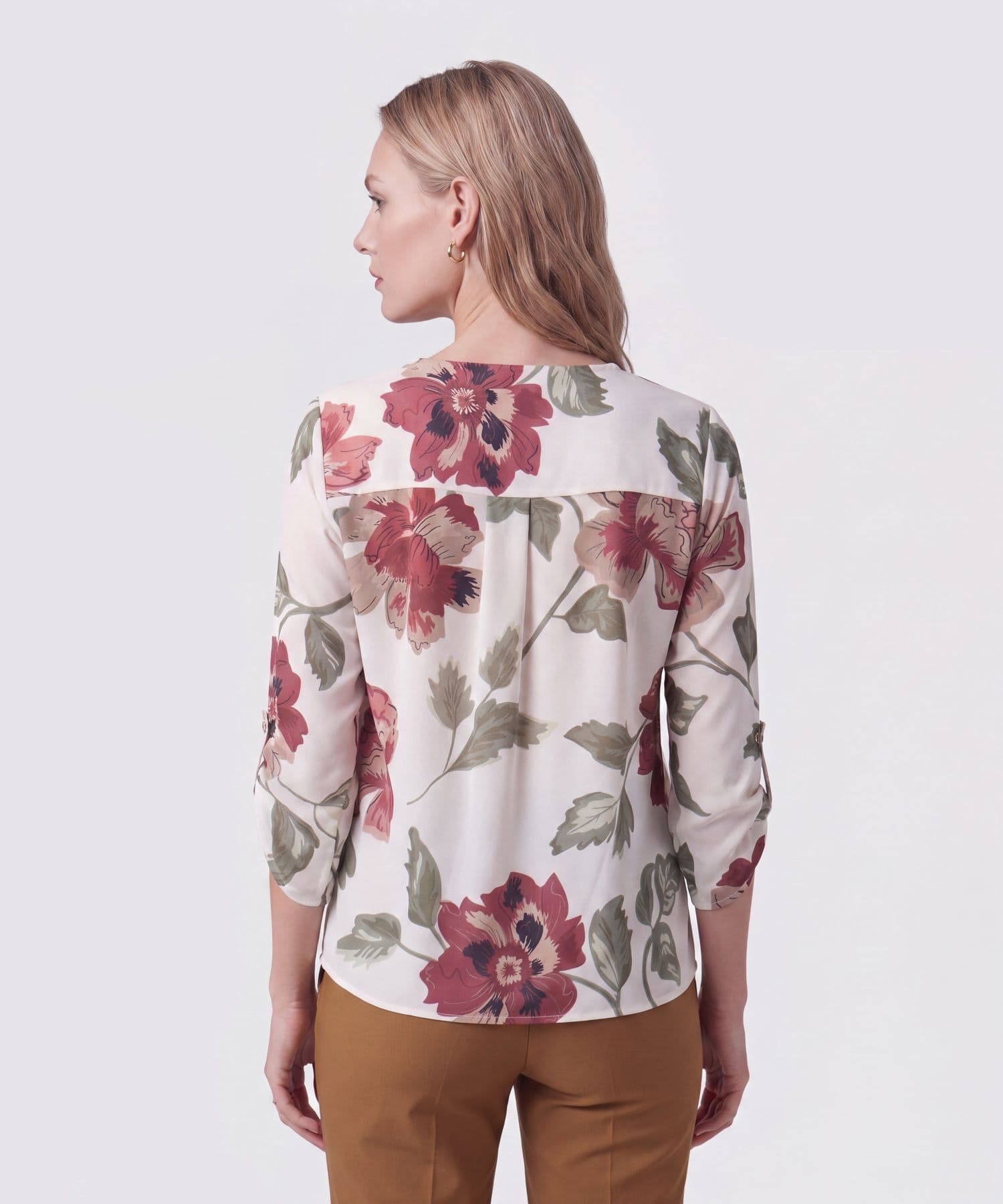Blusa Violeta Edición Índigo naranja para mujer, vista 4