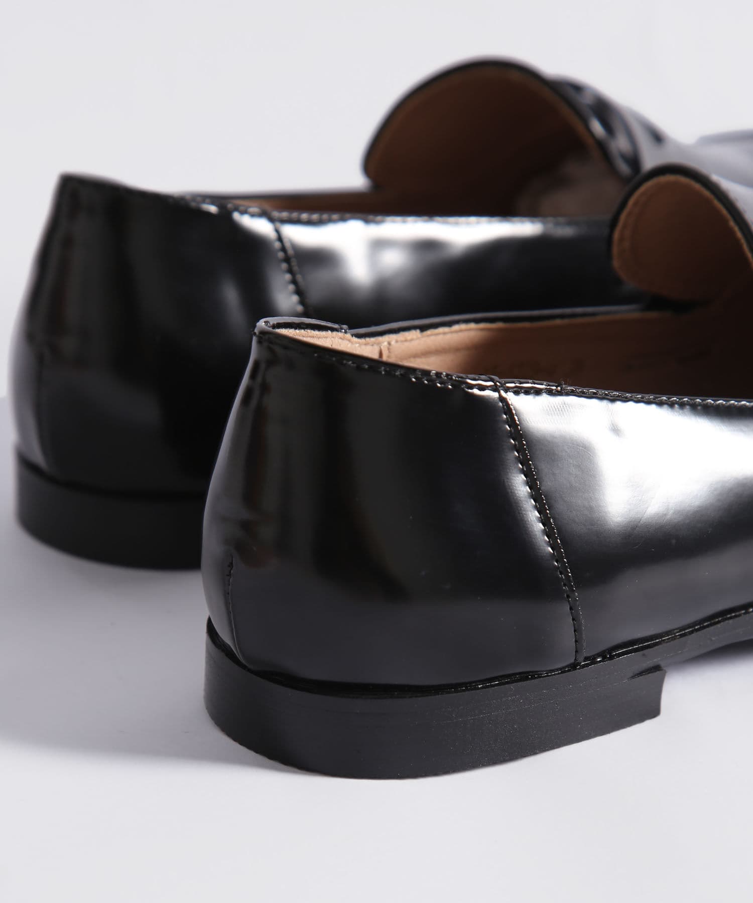 Mocasines Valentina Minimalista negro para mujer, vista 3