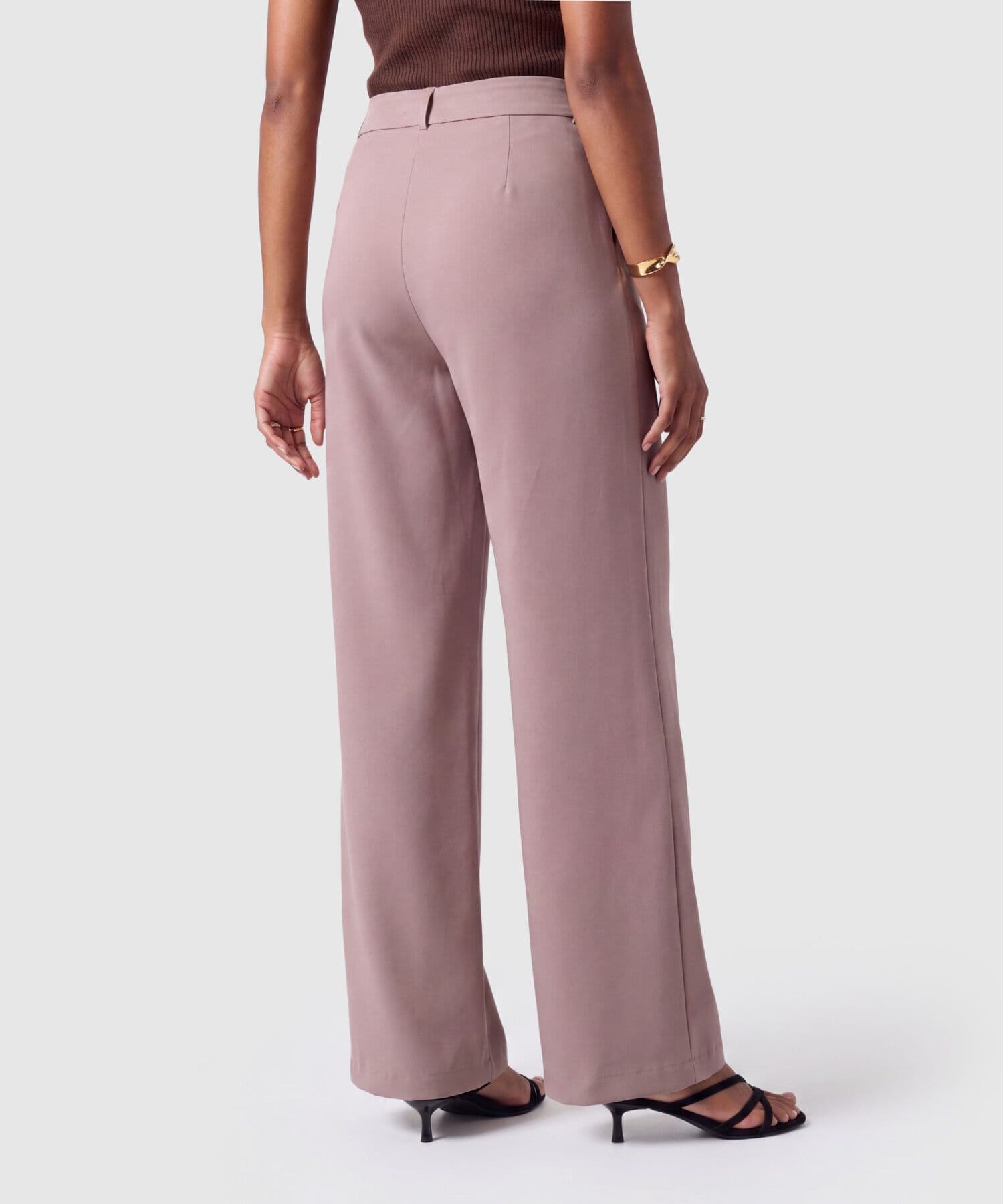 Pantalón Celeste Relajado arena para mujer, vista 4