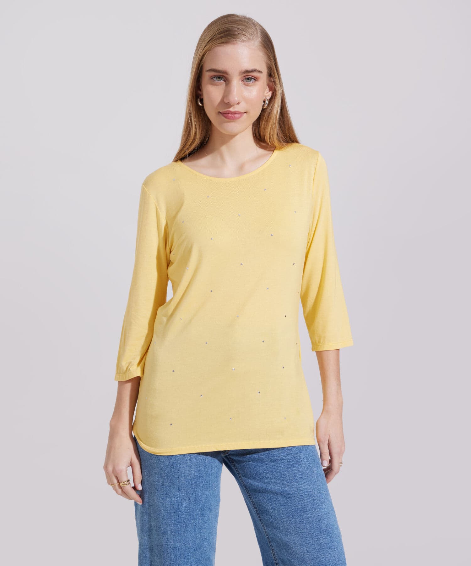 Camiseta Jacaranda de Noche naranja para mujer, vista principal