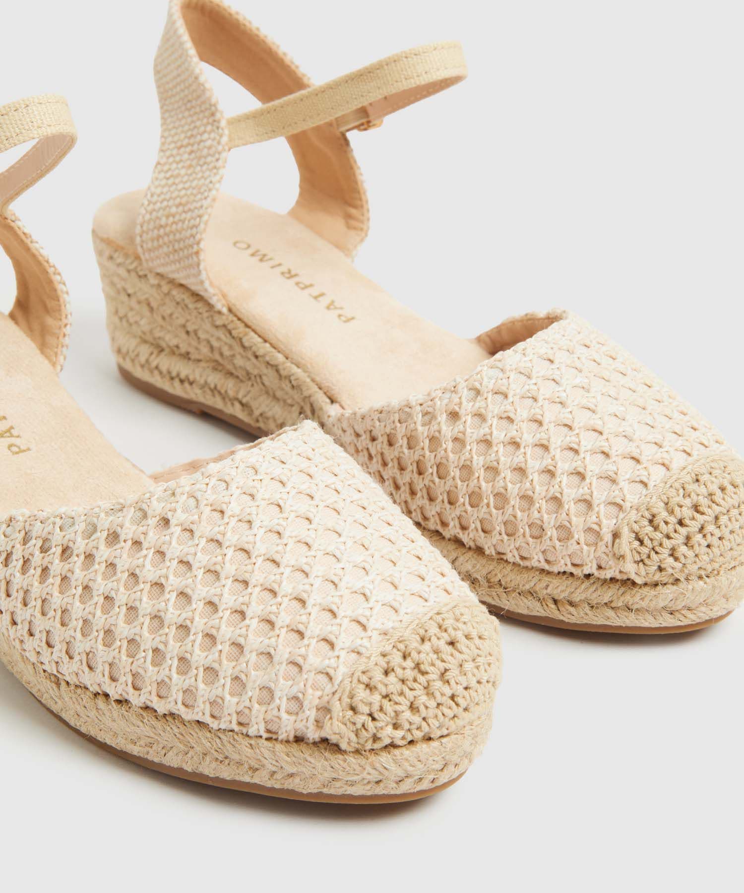 Zapatos Cauce Texturizado camel para mujer, vista 3