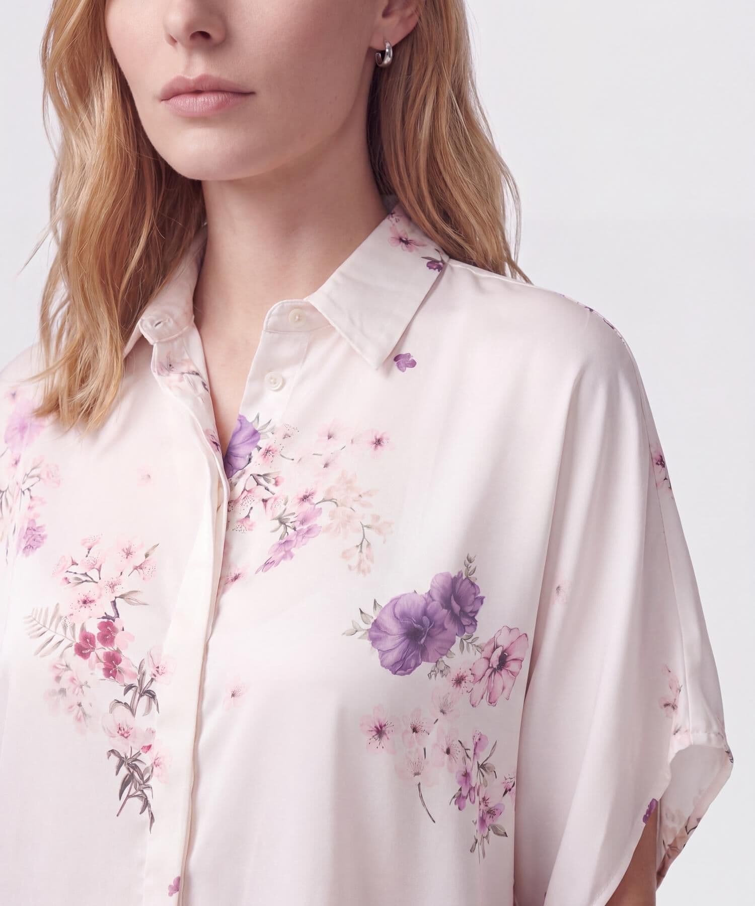 Blusa Brisa Suave azul marino para mujer, vista 3
