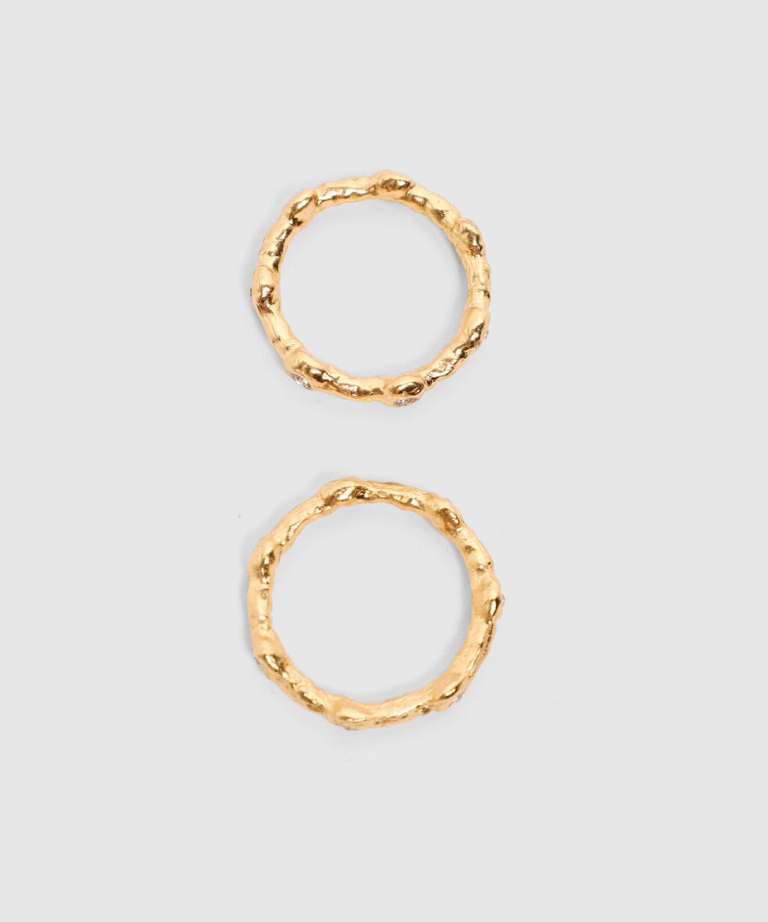 Anillo Litoral de Día dorado para mujer, vista 3