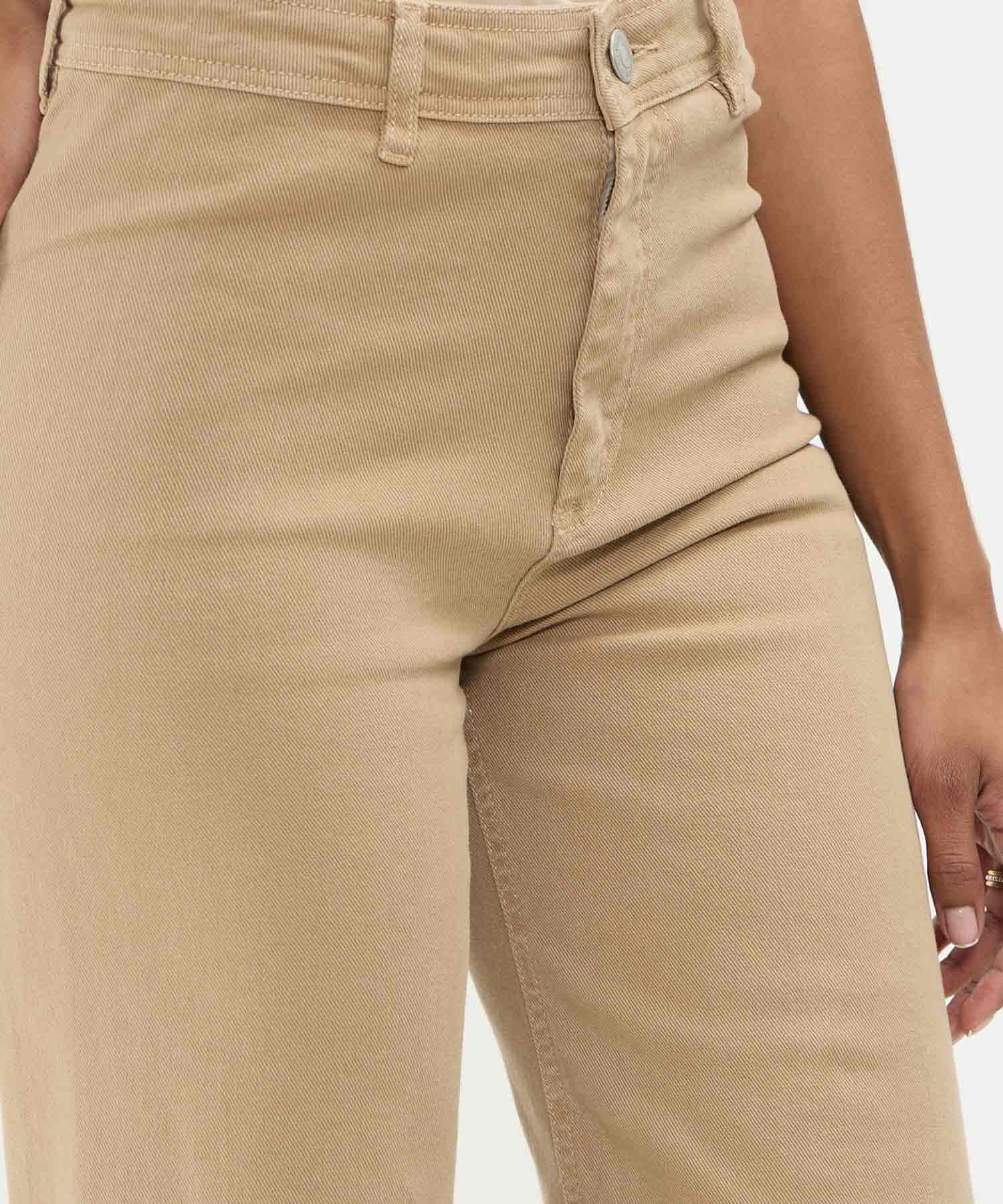 Jean Violeta Texturizado café para mujer, vista 4