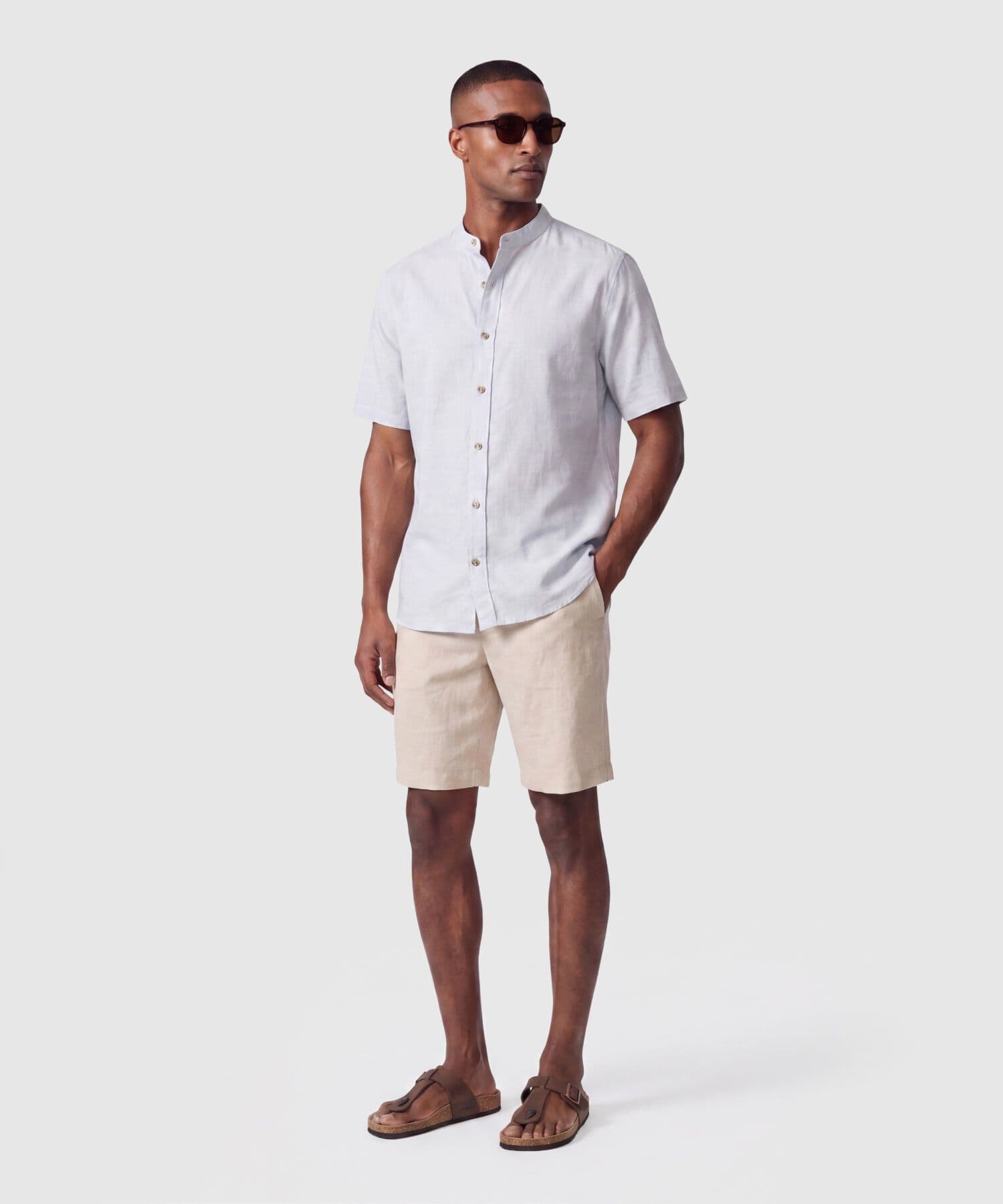Bermuda Oliva Sastre arena para hombre, vista 2