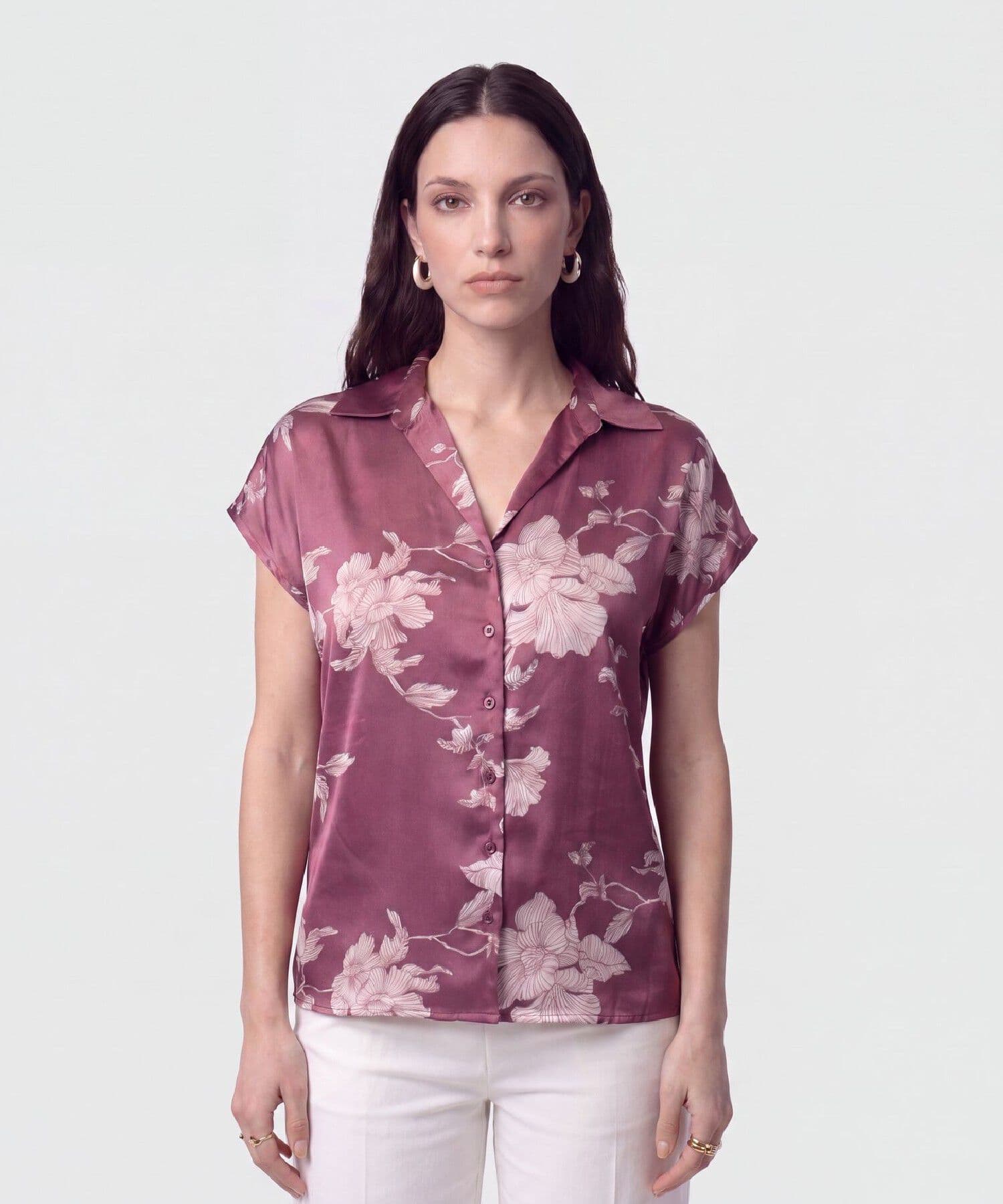 Camisa Isadora de Día café para mujer, vista principal