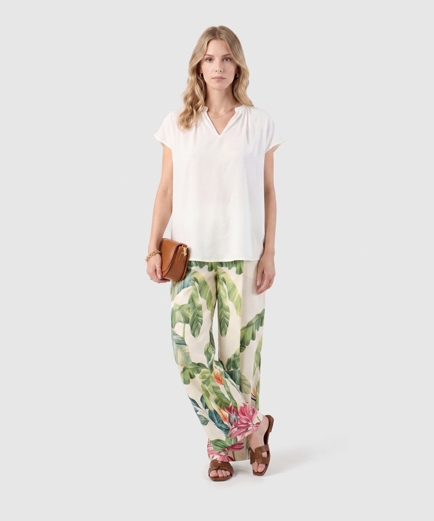 Pantalón Palma Urbano verde oliva para mujer, vista 2